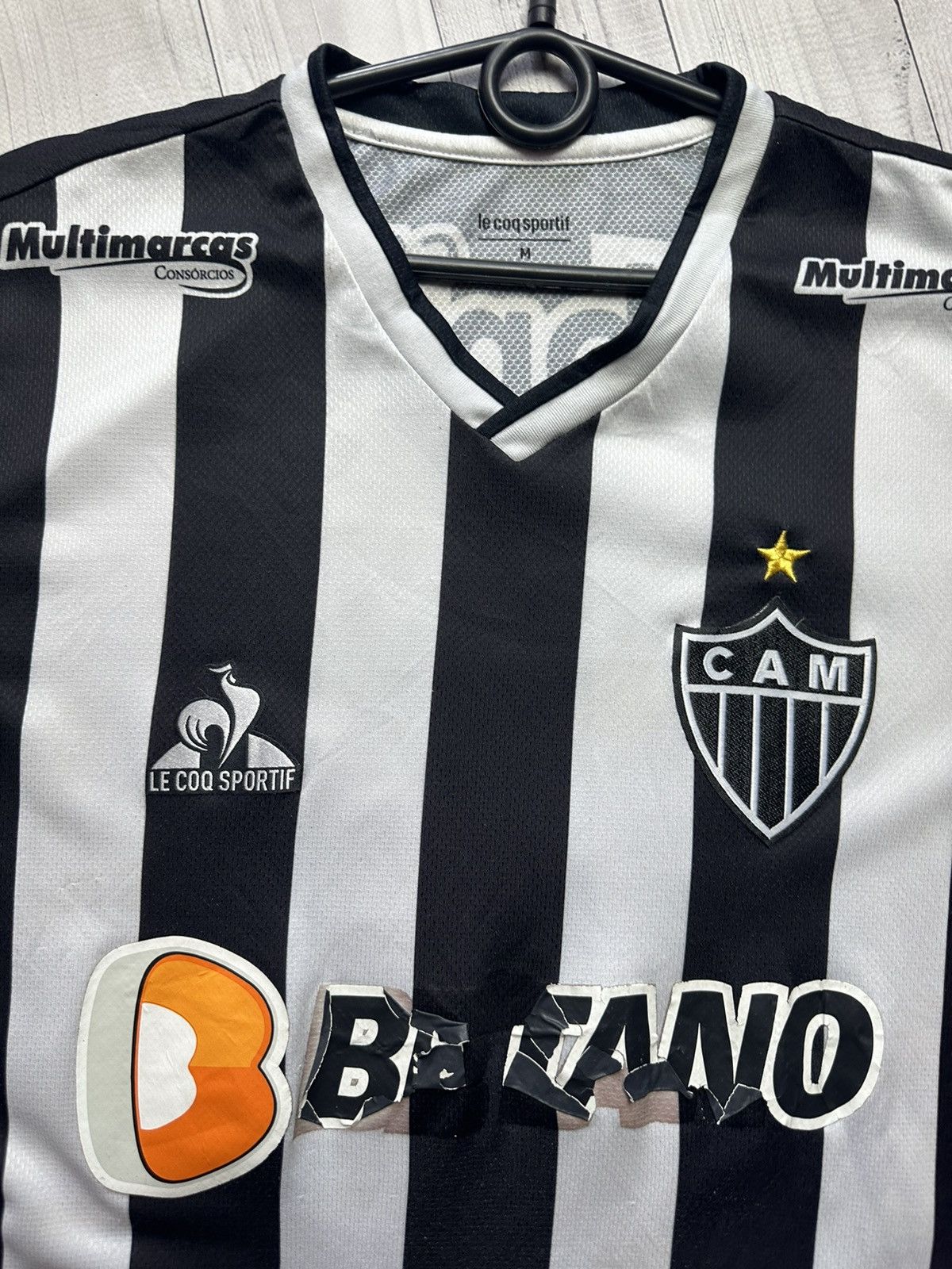 Le Coq Sportif Vintage Clube Atlético Mineiro soccer jersey size M logo Size US M / EU 48-50 / 2 - 3 Thumbnail