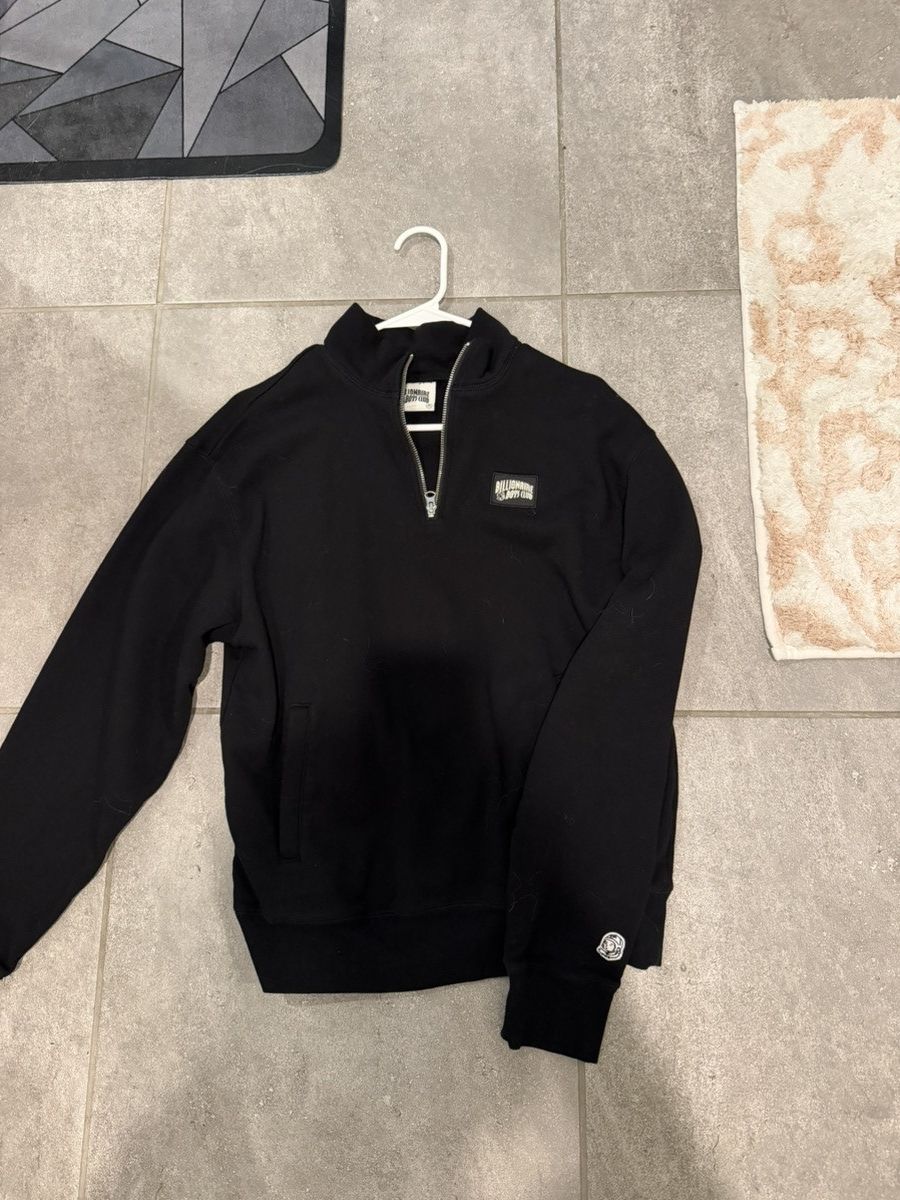 Billionaire boys club Black Quarterzip - M