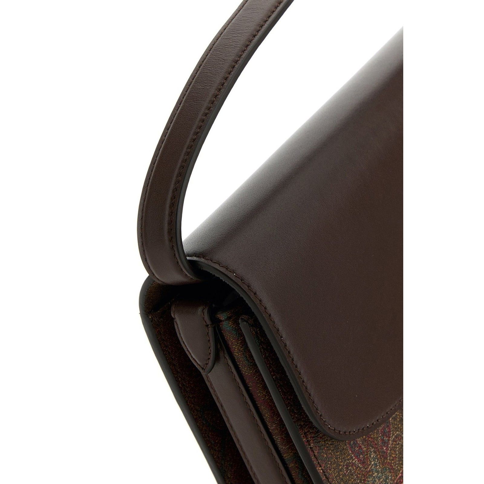 Etro ETRO Essential S Dark Brown Canvas Shoulder Bag New Size ONE SIZE - 4 Thumbnail