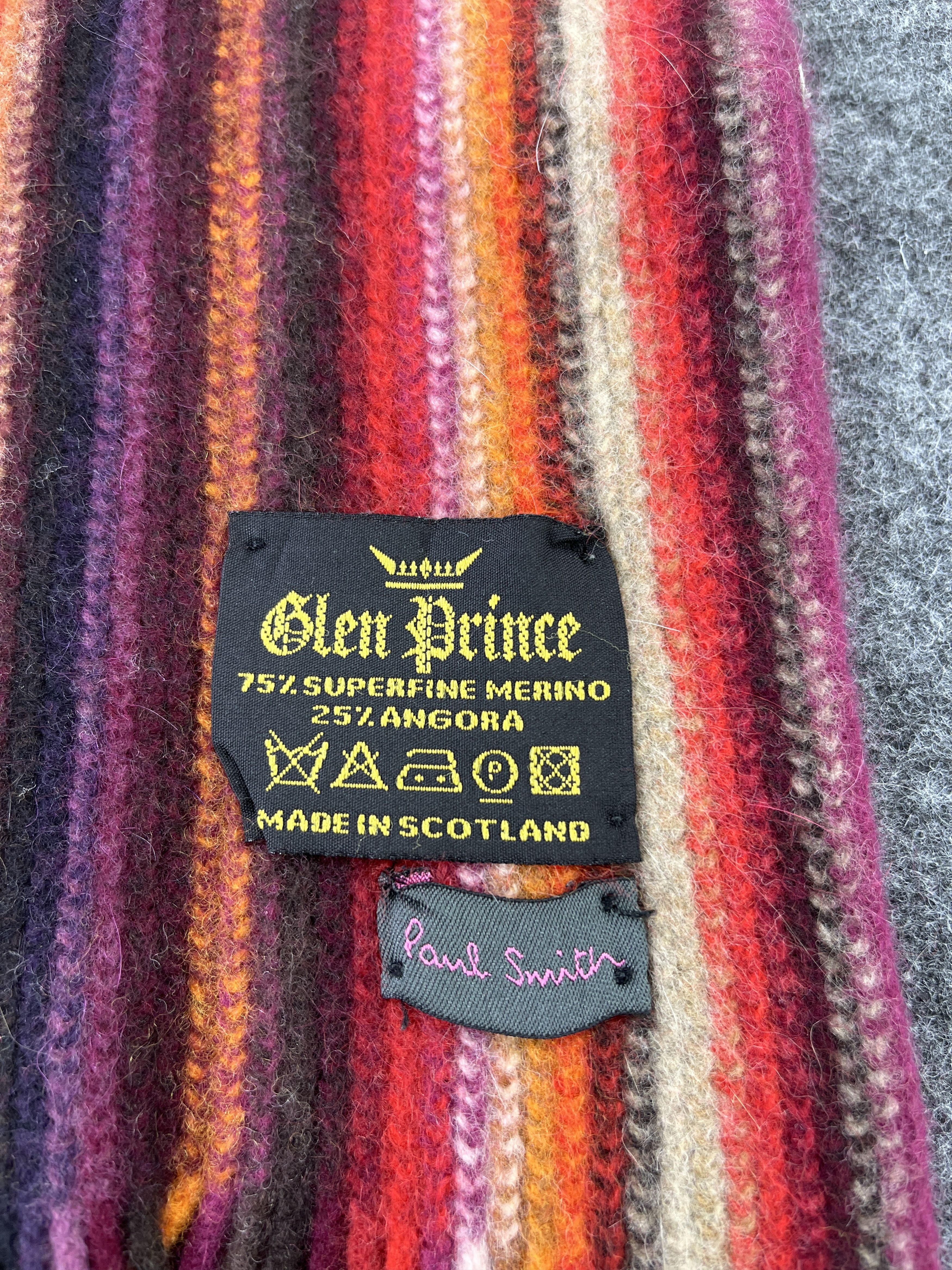 Paul Smith Paul X Glen Prince Smith Scarf / Muffler / Neckwear T175 Size ONE SIZE - 6 Thumbnail
