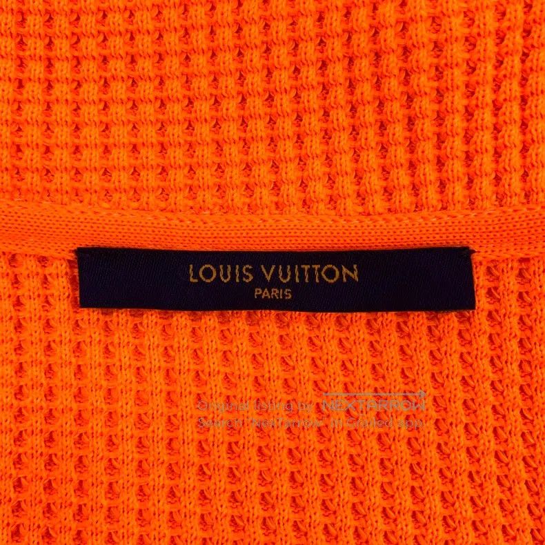 Louis Vuitton Louis Vuitton Orange checkerboard panel lapel single-breas Size US L / EU 52-54 / 3 - 5 Thumbnail