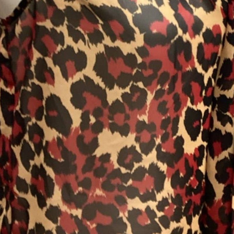 Anne Klein Anne Klein Small Polyester Black Leopard Spot Tank Blouse Size S / US 4 / IT 40 - 3 Thumbnail