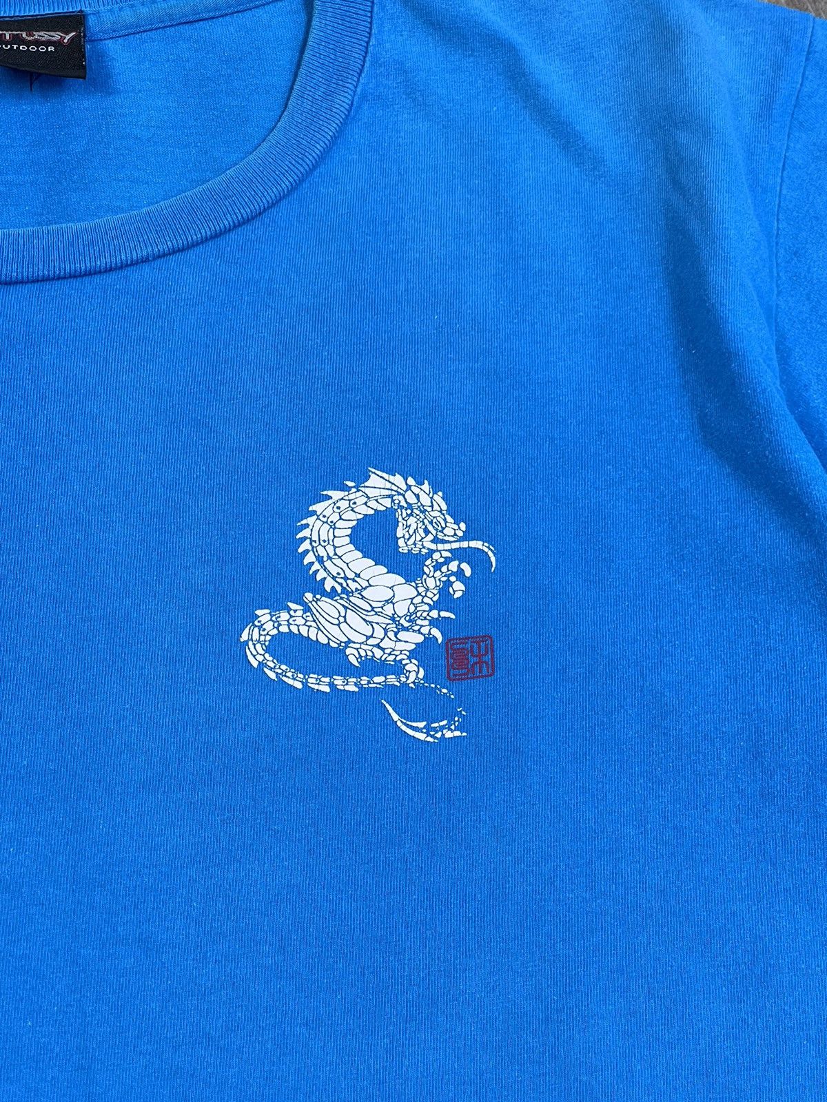 Stussy × Vintage Vintage Stussy Dragon Logo blue shirt Size US S / EU 44-46 / 1 - 6 Thumbnail