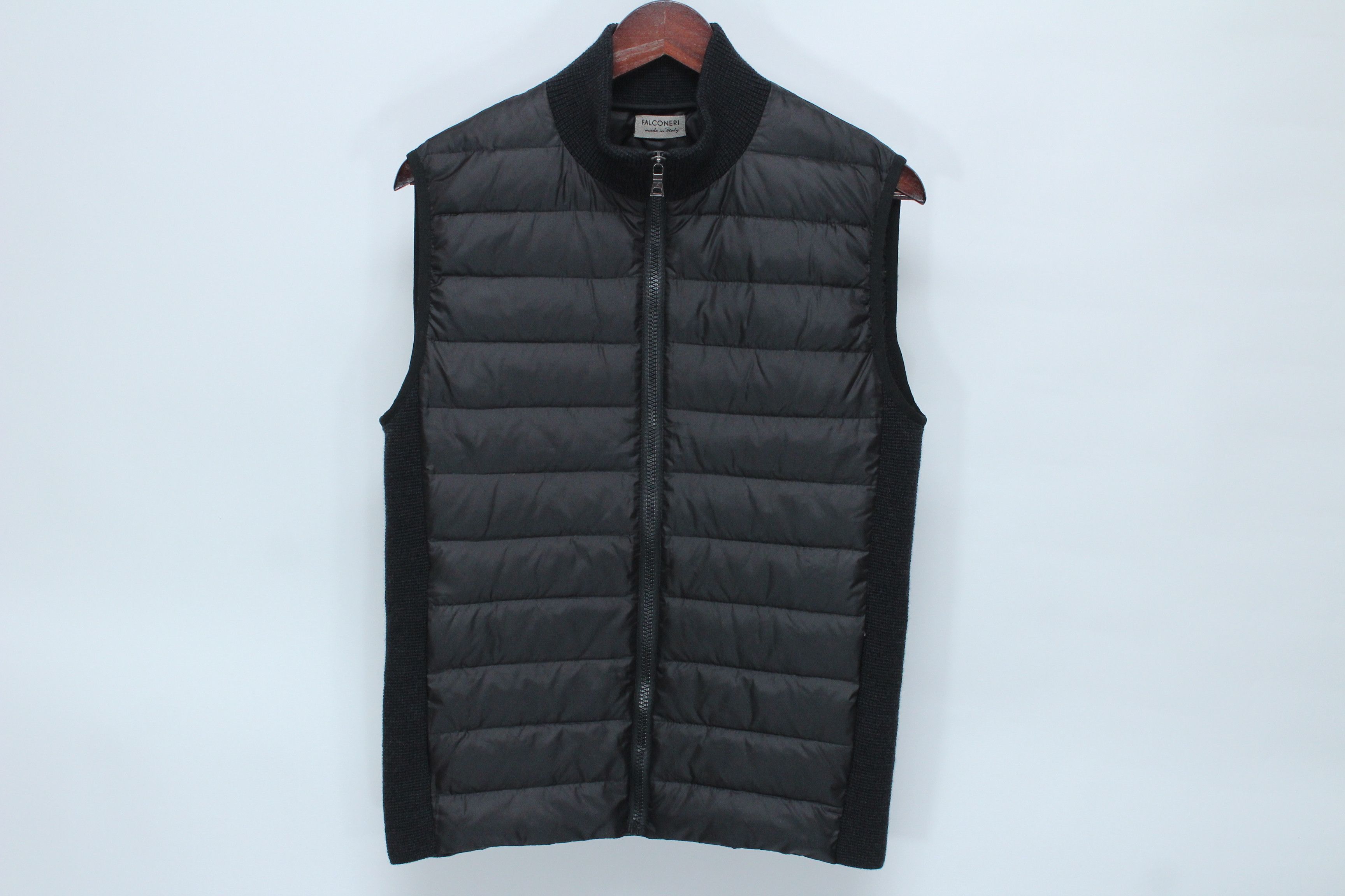 Other Falconeri Merino Wool & Down Hybrid Gilet Black - Size 48 M Size US M / EU 48-50 / 2 - 1 Thumbnail