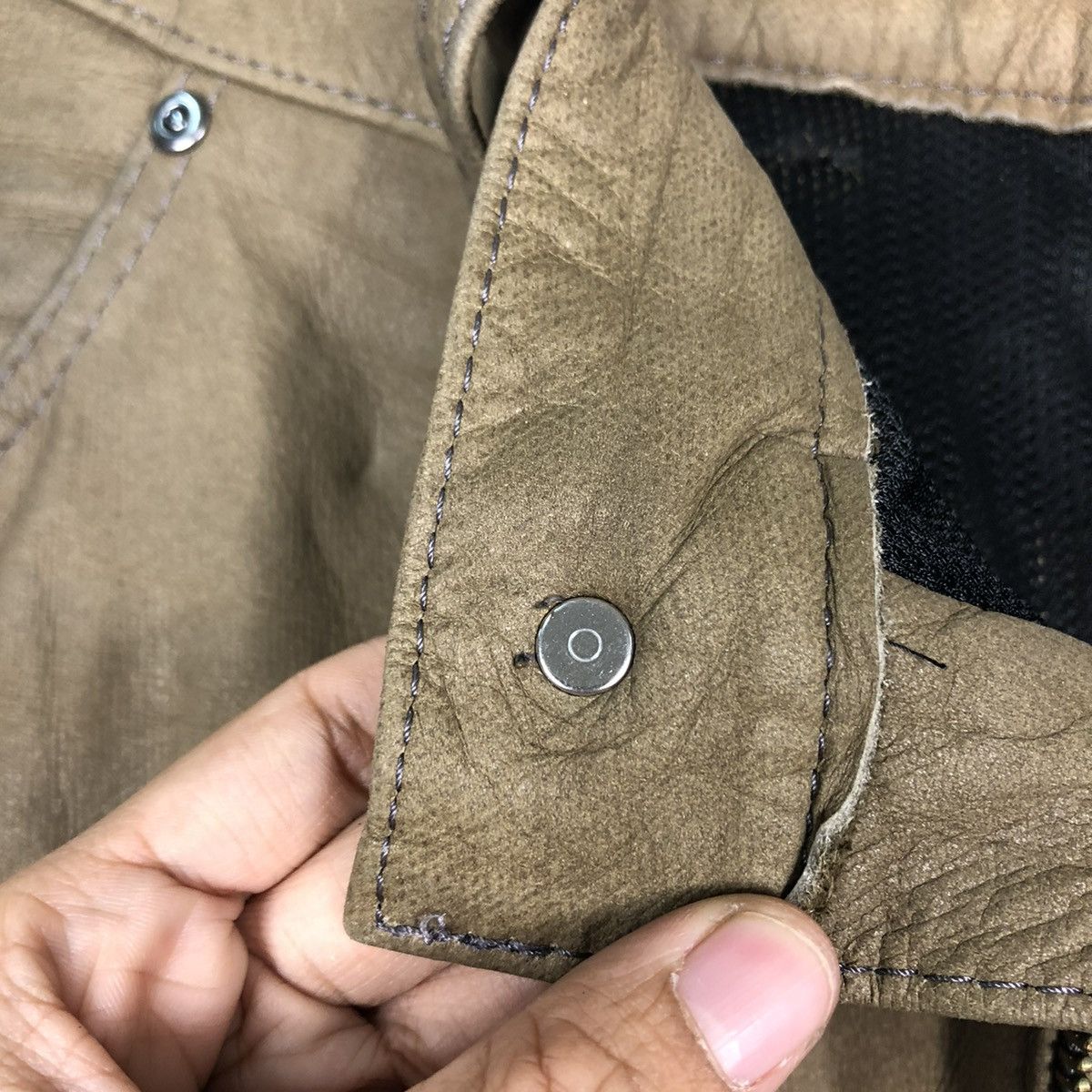 Genuine Leather 🔥90’s Vintage Biker Leather Pants Japan Made Size US 36 / EU 52 - 13 Thumbnail