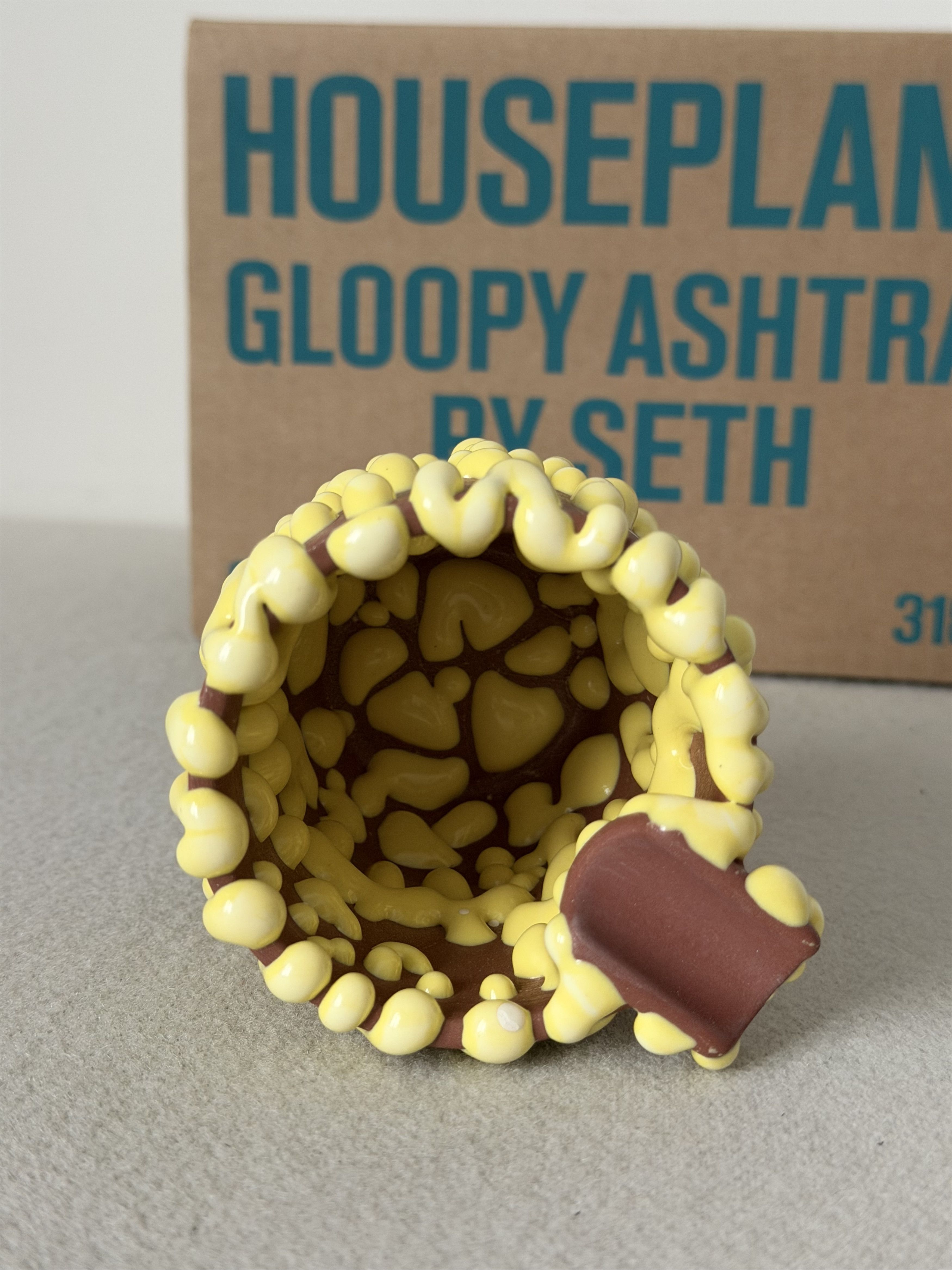 Houseplant Houseplant Gloopy Ashtray in Brown Yellow Size ONE SIZE - 5 Thumbnail