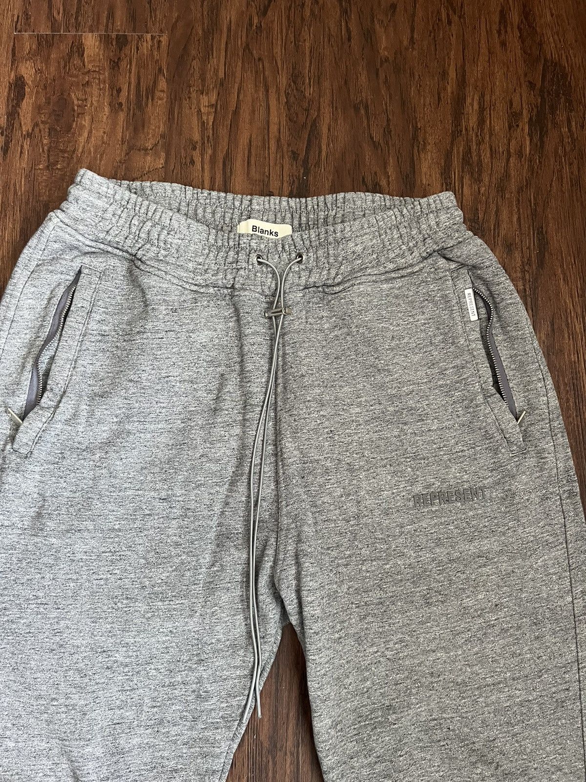 Represent Clo. × Vintage MARL GREY SWEAT PANTS Size US 30 / EU 46 - 3 Thumbnail