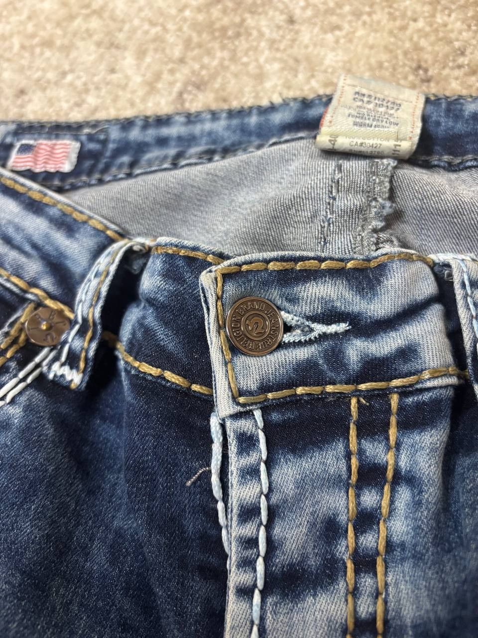 True Religion True Religion Rare Brand Jeans – Made in USA – Men’s 33x34 Size US 33 - 11 Thumbnail