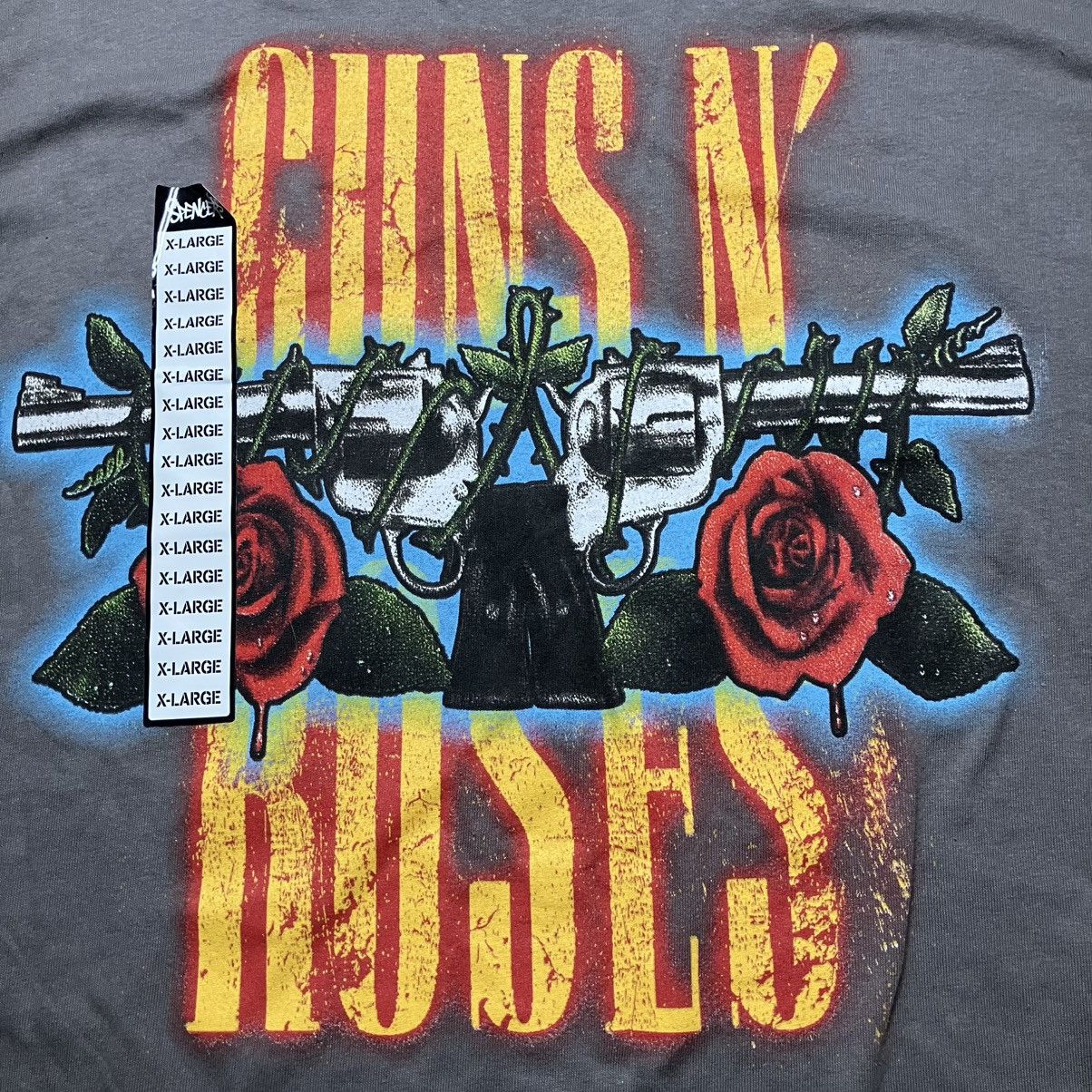 Band Tees × Guns N' Roses Spencer's Guns N' Roses Classic Rock Band T Shirt NWT Gray Size US XL / EU 56 / 4 - 2 Thumbnail