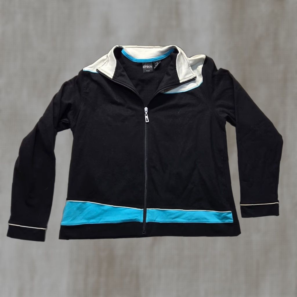 Velour ERIKA Jacket Women M Gray Velour Zippered Casual All Seasons Basic Jacket Size M / US 6-8 / IT 42-44 - 1 Thumbnail