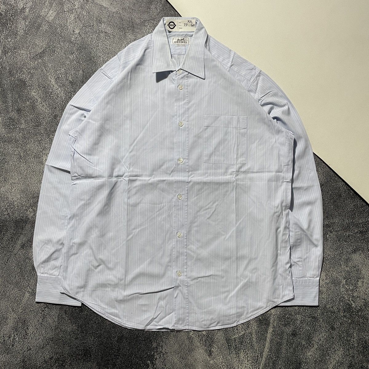 Hermes Vintage Hermes Pocket Shirts Size US XXL / EU 58 / 5 - 1 Thumbnail