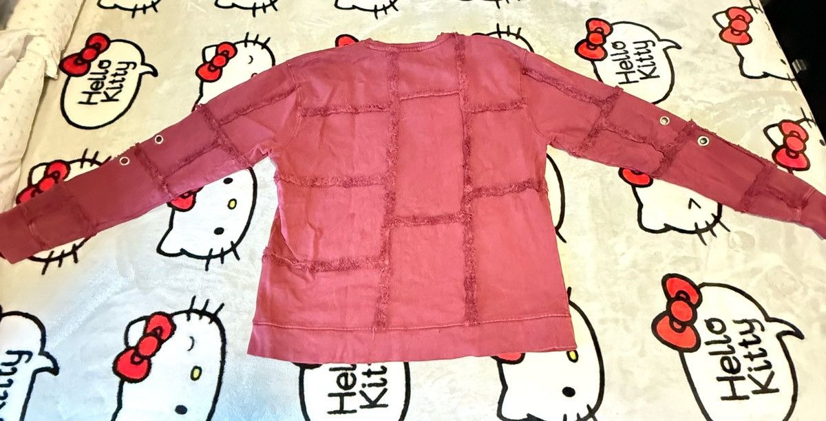 Revenge Revenge Patchwork Crewneck Red Size Large Size US L / EU 52-54 / 3 - 2 Thumbnail