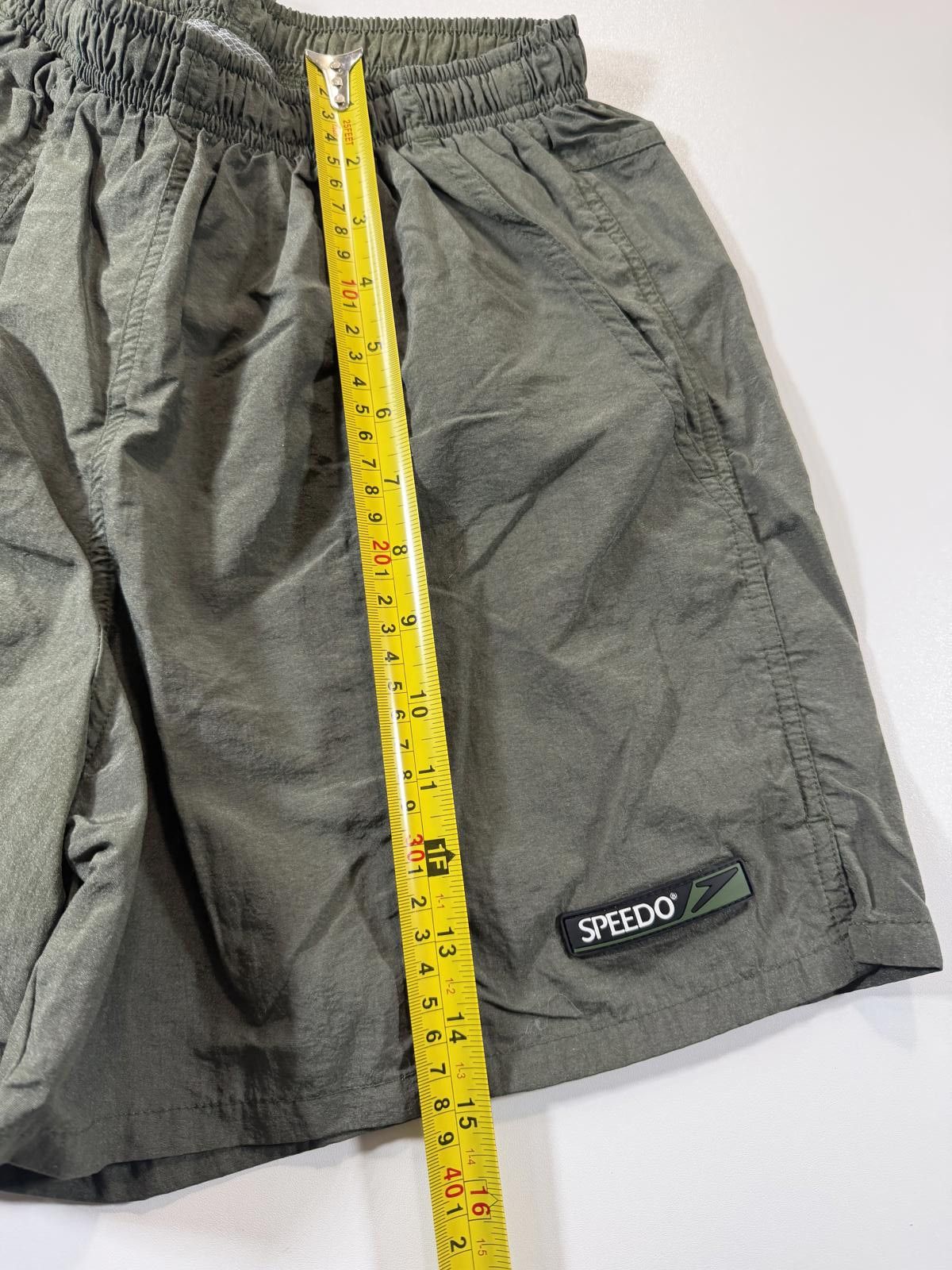 Speedo Speedo Olive Green Swim Shorts XS Size US 30 / EU 46 - 5 Thumbnail