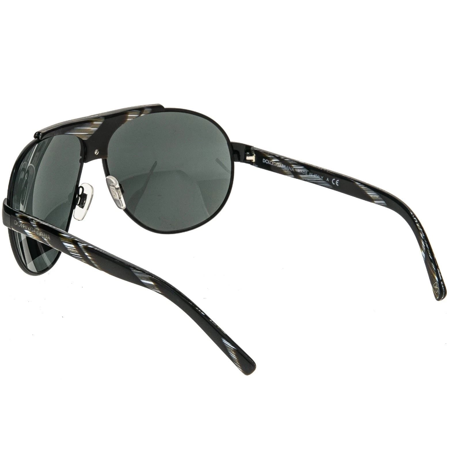 Dolce & Gabbana DOLCE & GABBANA DG2056 Black Horn Aviator Sunglasses 2056 Size ONE SIZE - 9 Thumbnail