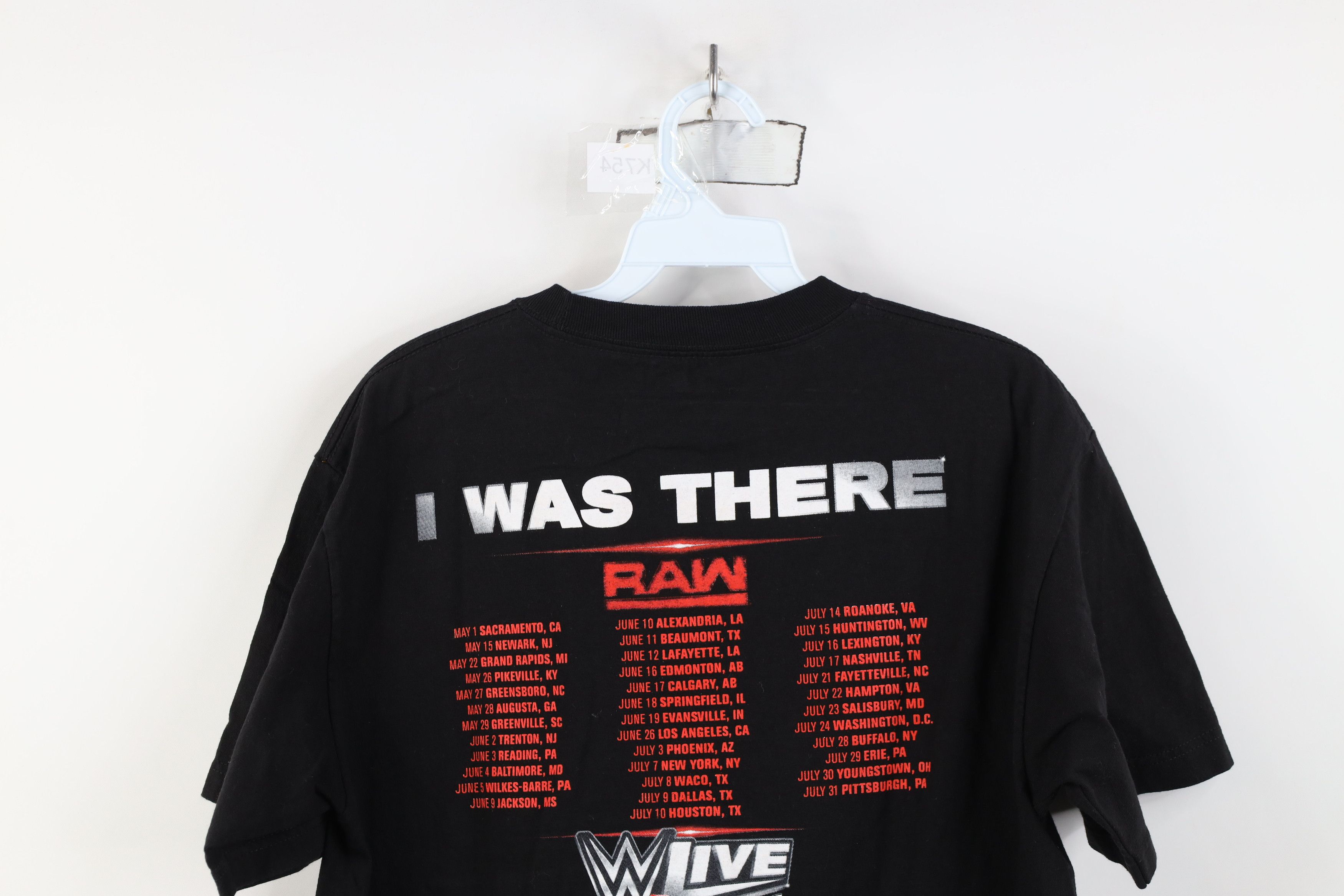 Vintage Y2K WWE WWF Live Wrestling 2017 Raw Wrestler T-Shirt Black Size US M / EU 48-50 / 2 - 14 Thumbnail