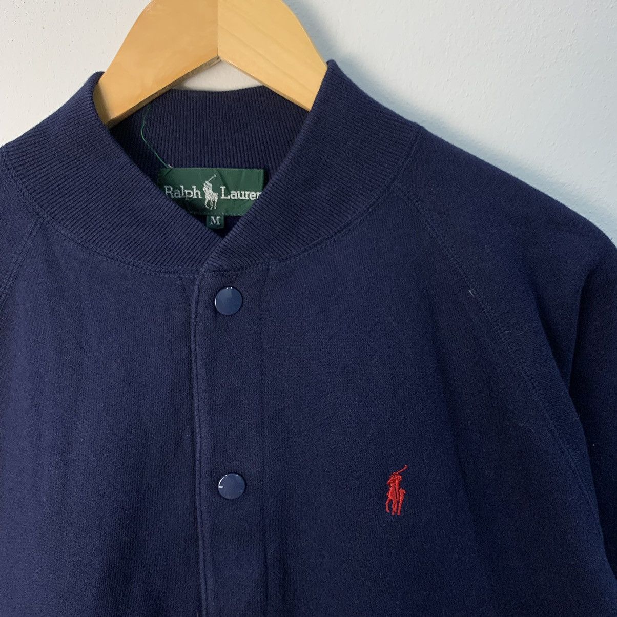Polo Ralph Lauren Polo Ralph Lauren Varsity Jacket Navy Size M Size US M / EU 48-50 / 2 - 3 Thumbnail