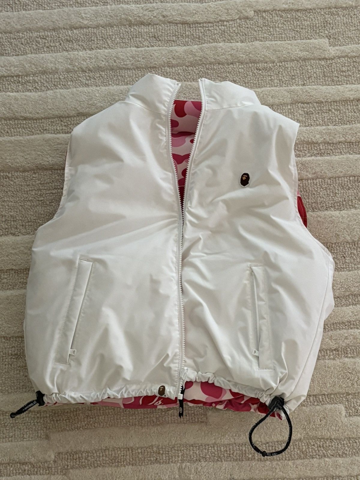 Bape BAPE ABC CAMO REVERSIBLE DOWN VEST PINK Size US S / EU 44-46 / 1 - 3 Thumbnail