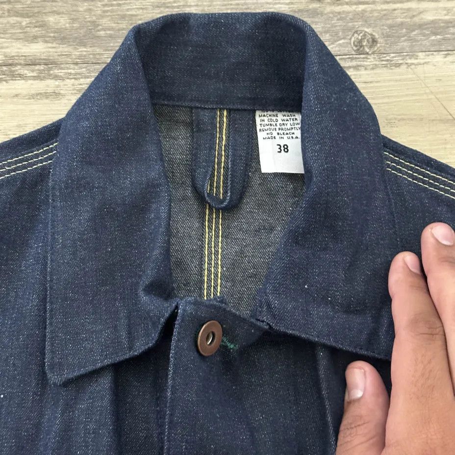 Other Vintage 70s Mahagamage 007 KGBR Unlined Denim Chore Jacket Size US S / EU 44-46 / 1 - 5 Thumbnail