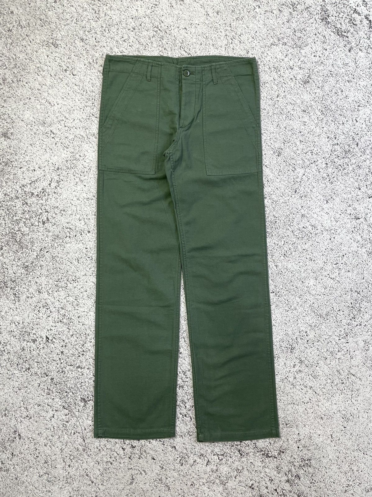 Vintage Vintage Military OG-107 Fatigue Pants Cotton Sateen YMCL KY Size 30" / US 8 / IT 44 - 1 Thumbnail