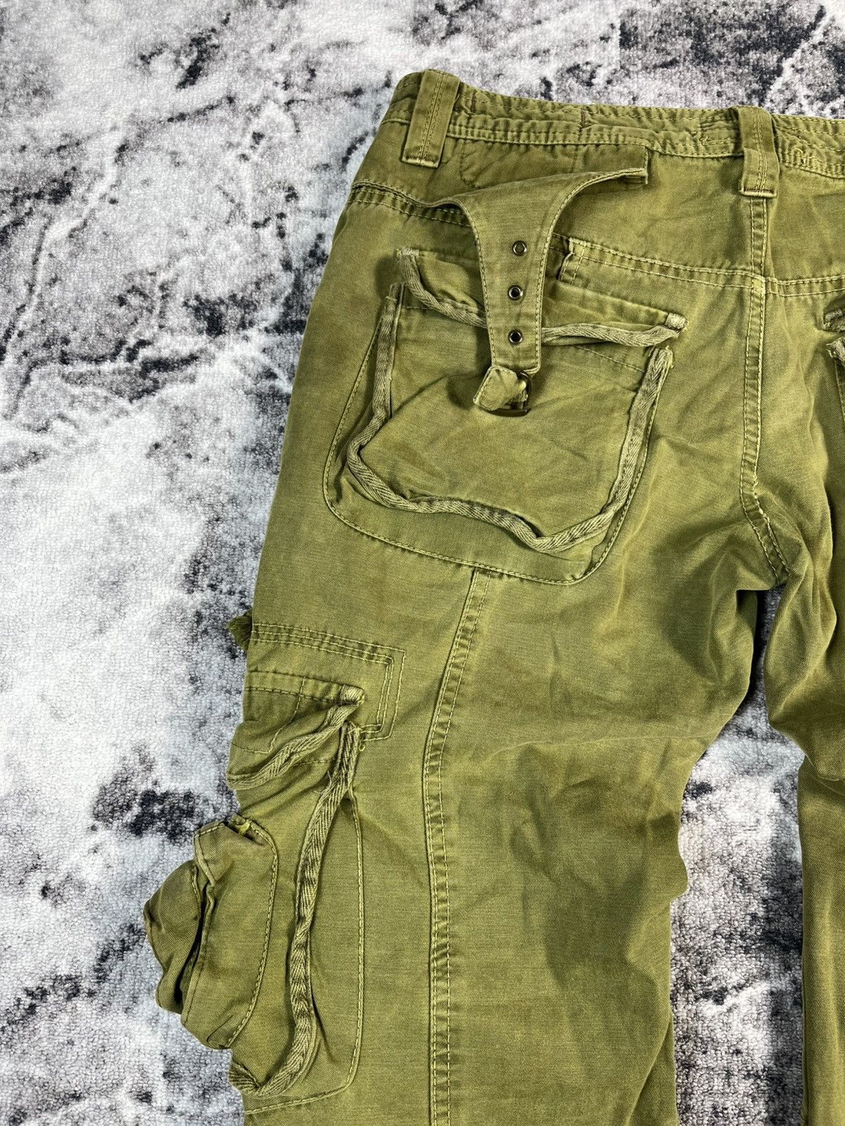 Other Olive Multi Pocket Cargo Pants Size 36 Fit 34 Size US 34 / EU 50 - 16 Thumbnail