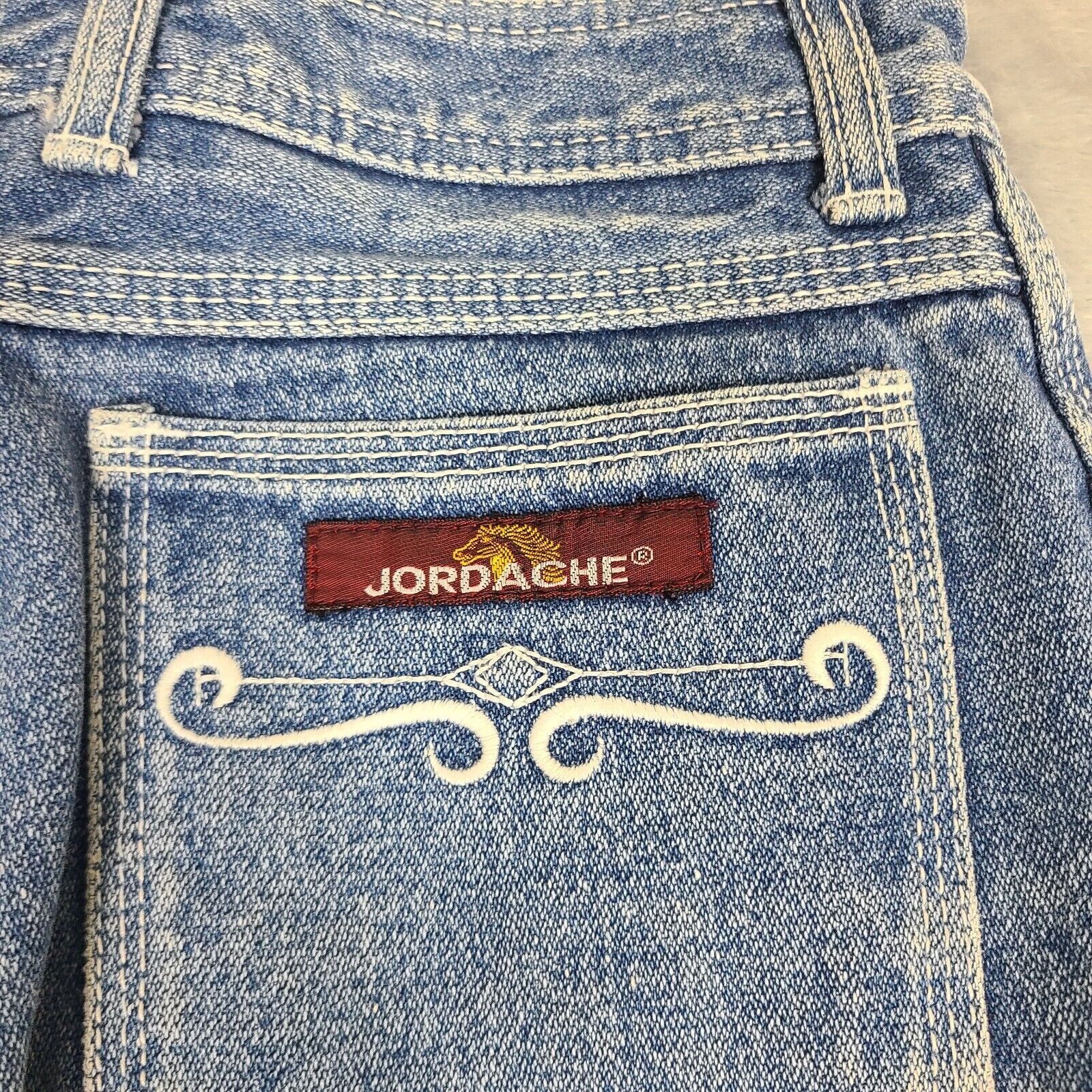 Jordache Vintage 70s 80s Jordache Medium Wash Jeans 26 Women's RN 529 Size 26" / US 2 / IT 38 - 11 Thumbnail