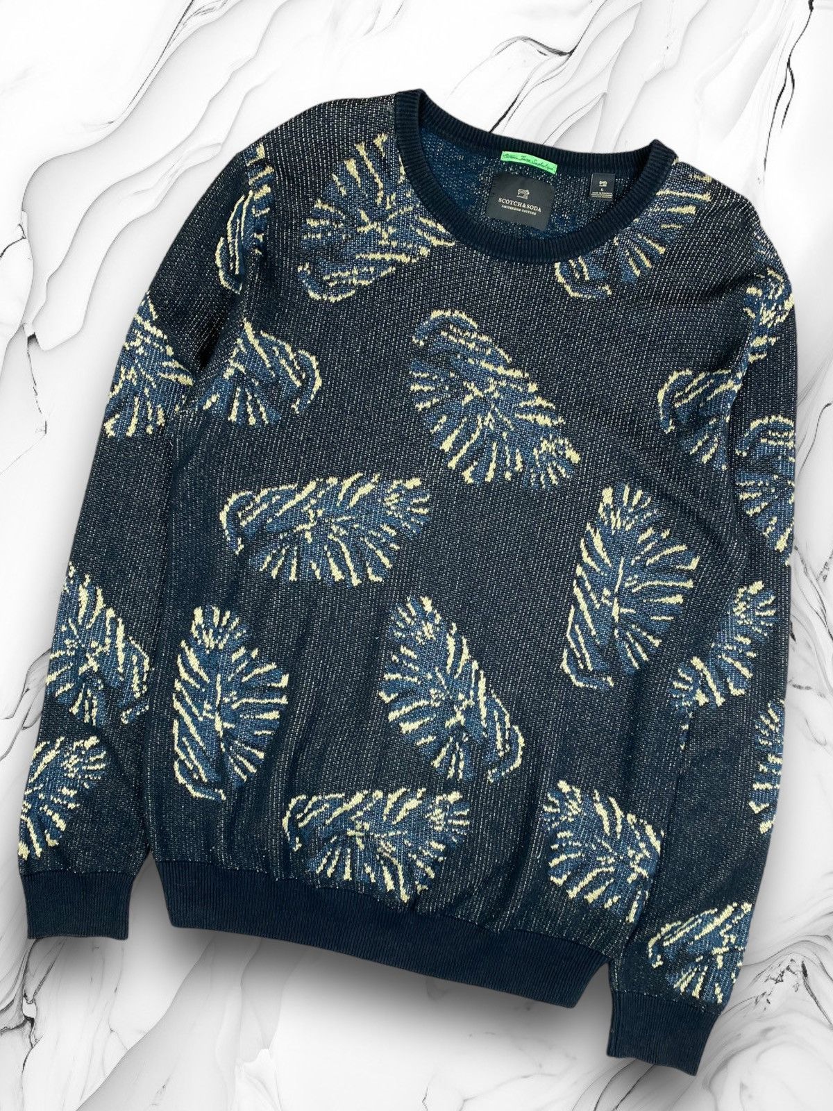 Scotch & Soda Scotch & Soda Overprinted Sweatshirt Size L Size US L / EU 52-54 / 3 - 1 Thumbnail