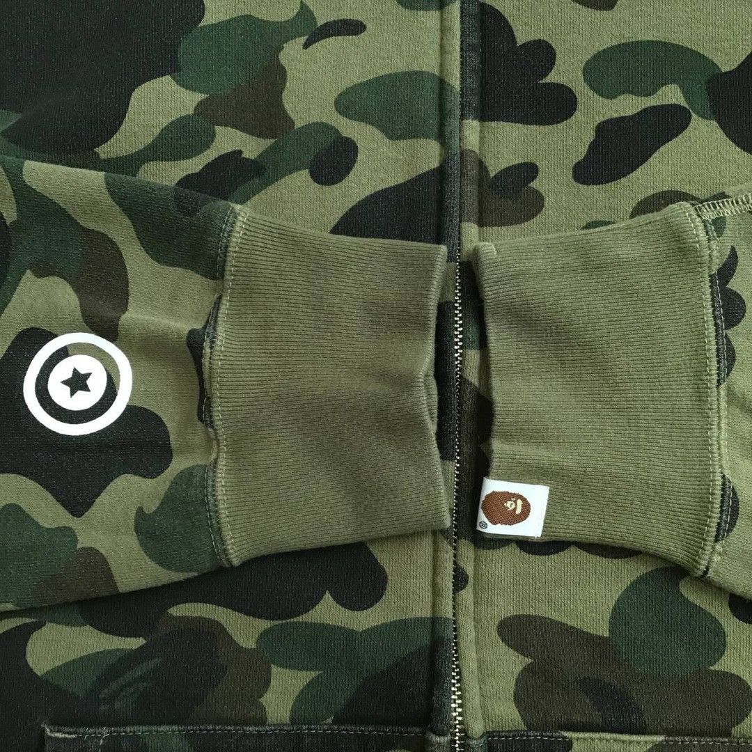 Bape BAPE Tiger full zip hoodie 1st camo green a bathing ape Size US XL / EU 56 / 4 - 6 Thumbnail
