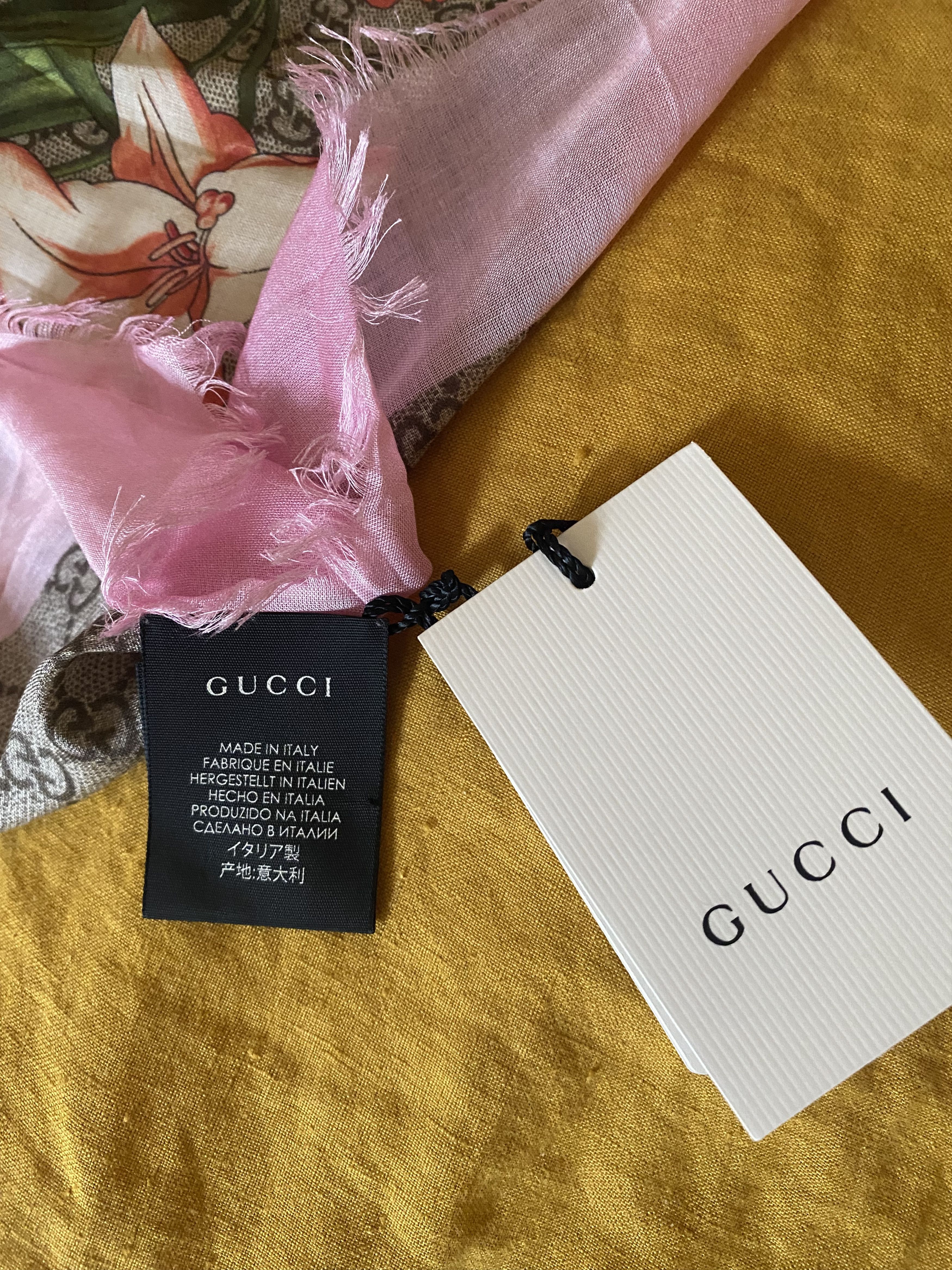 Gucci WOMENS SILK shawl Size ONE SIZE - 5 Thumbnail