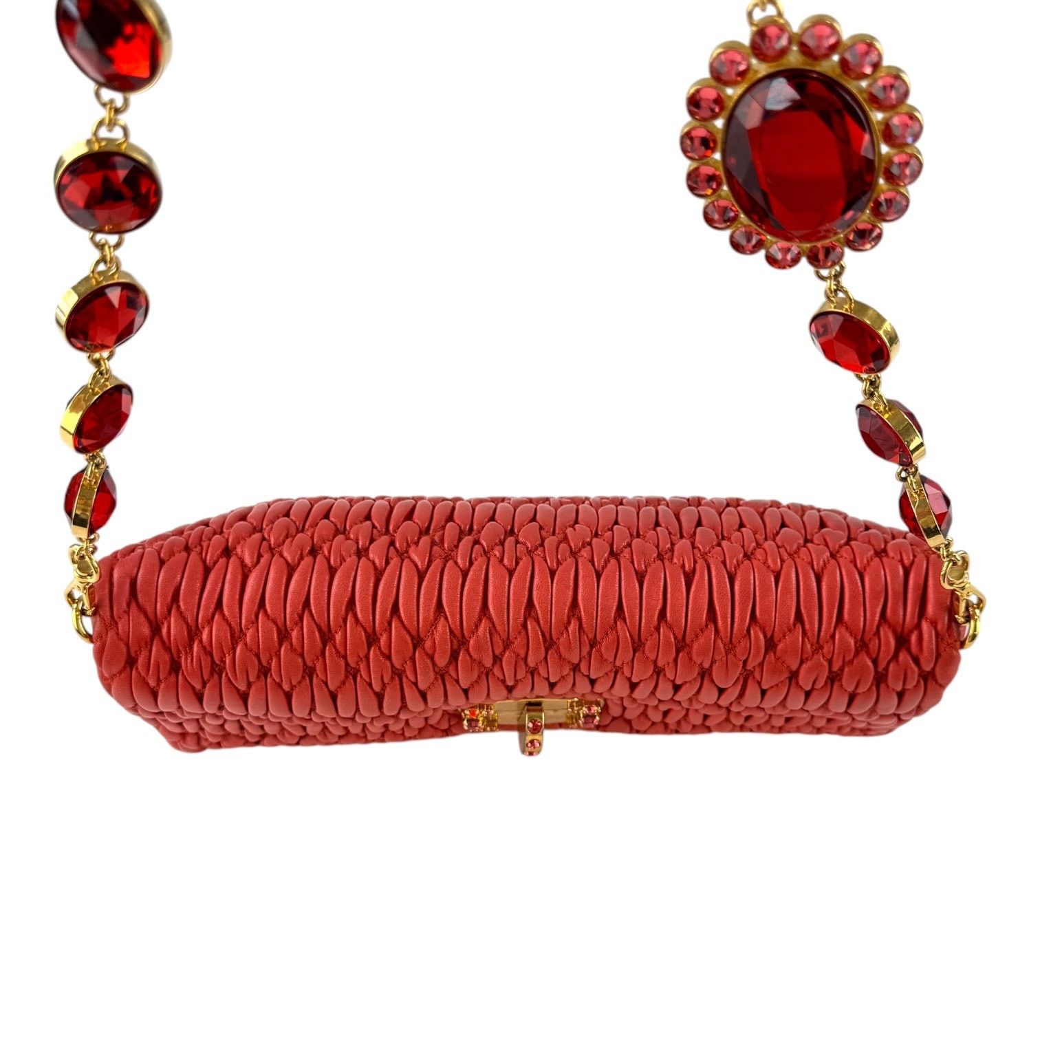 Miu Miu Miu Miu Mattelasse Crystal Flap Bag Size ONE SIZE - 5 Thumbnail