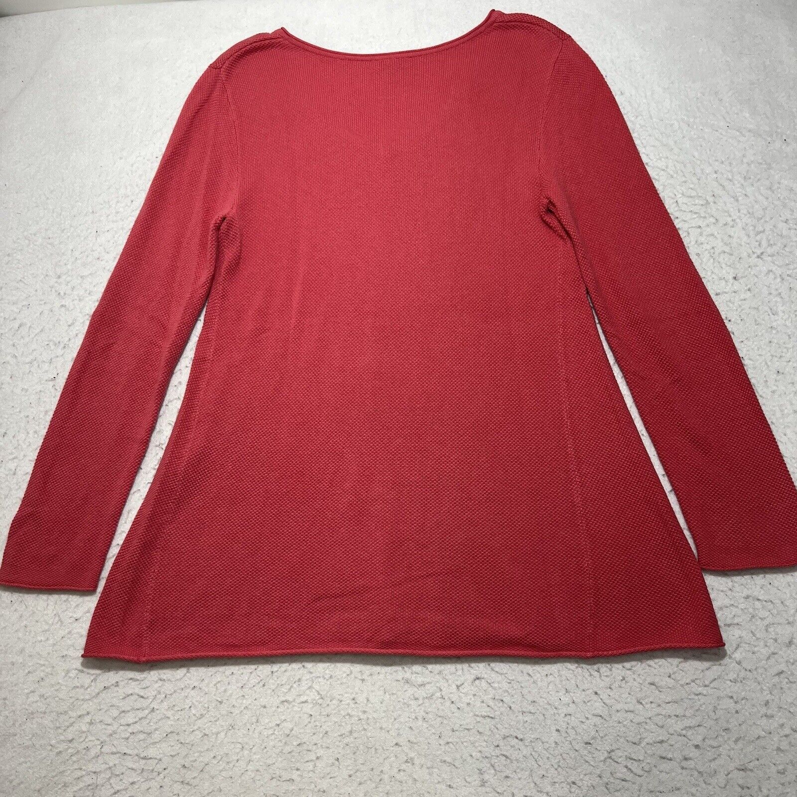 J. Jill J. Jill Coral Pink Pullover A-Line Sweater Long Sleeve Size S / US 4 / IT 40 - 10 Thumbnail