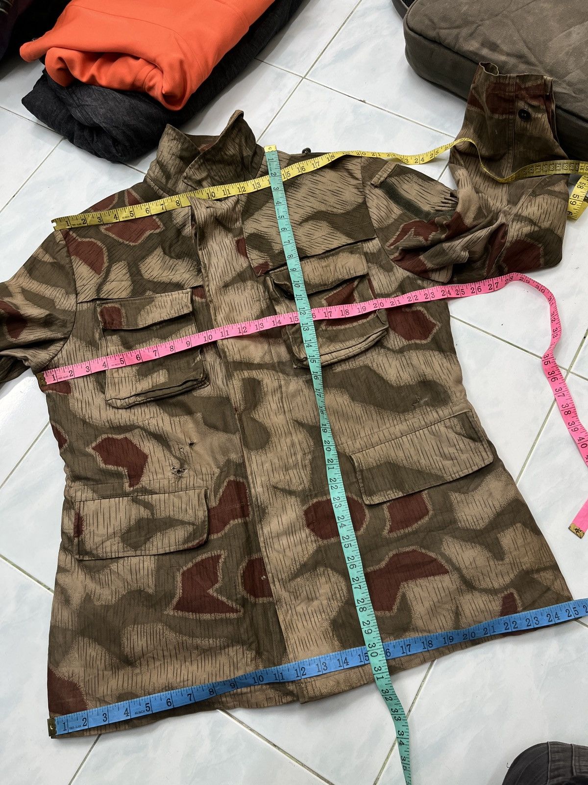 Vintage 🔥VTG Germany BGS Sumpfmuster Camouflage Pattern Jacket Size US M / EU 48-50 / 2 - 20 Thumbnail