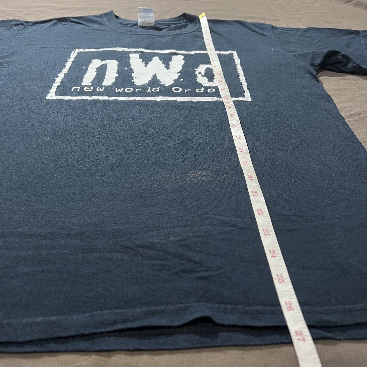 WCW/nWo Vintage Y2K NWO 4 life Wrestling Promo Tee Faded Size US L / EU 52-54 / 3 - 9 Thumbnail