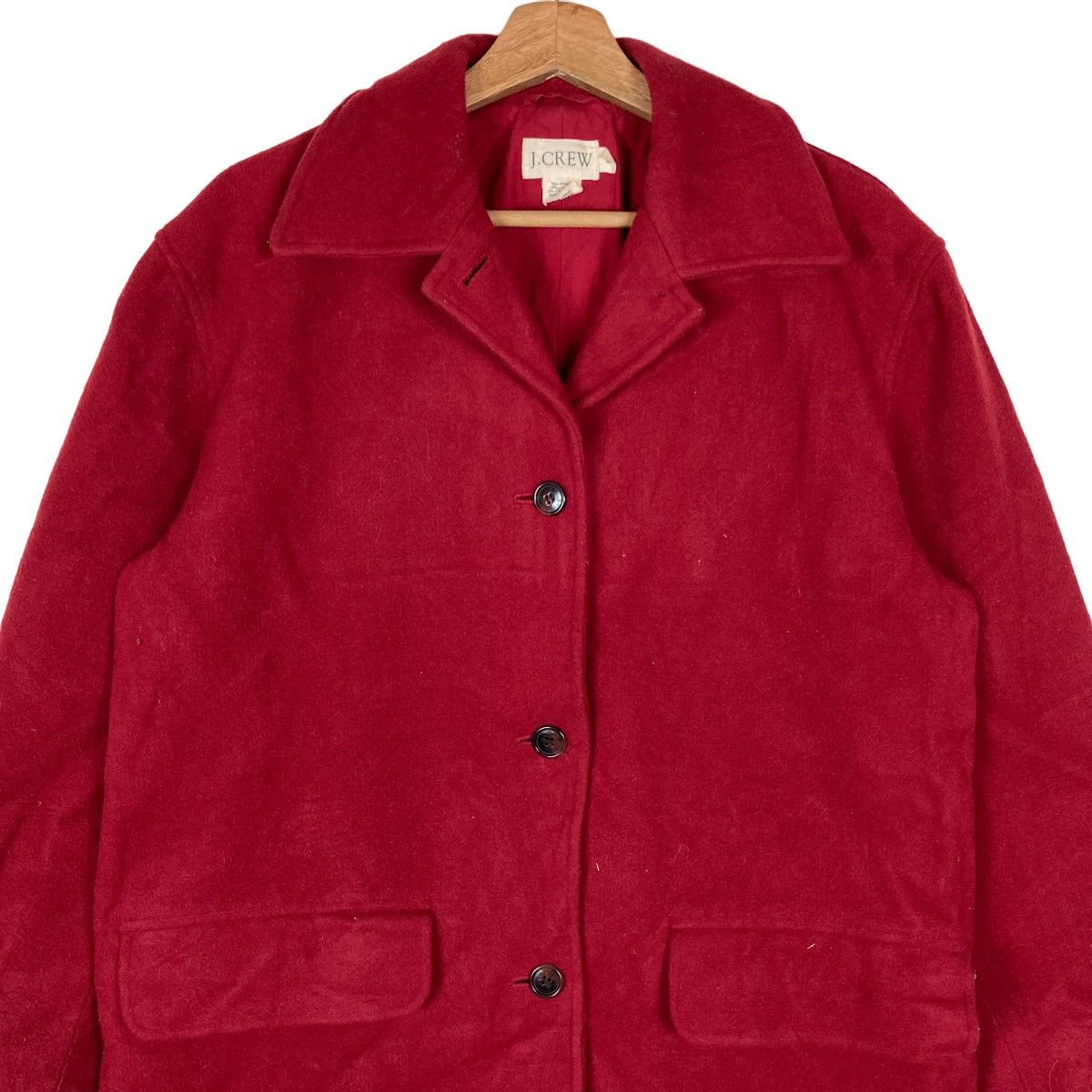 J.Crew Vintage J. Crew Flat Button Coat Jacket Size US S / EU 44-46 / 1 - 2 Thumbnail