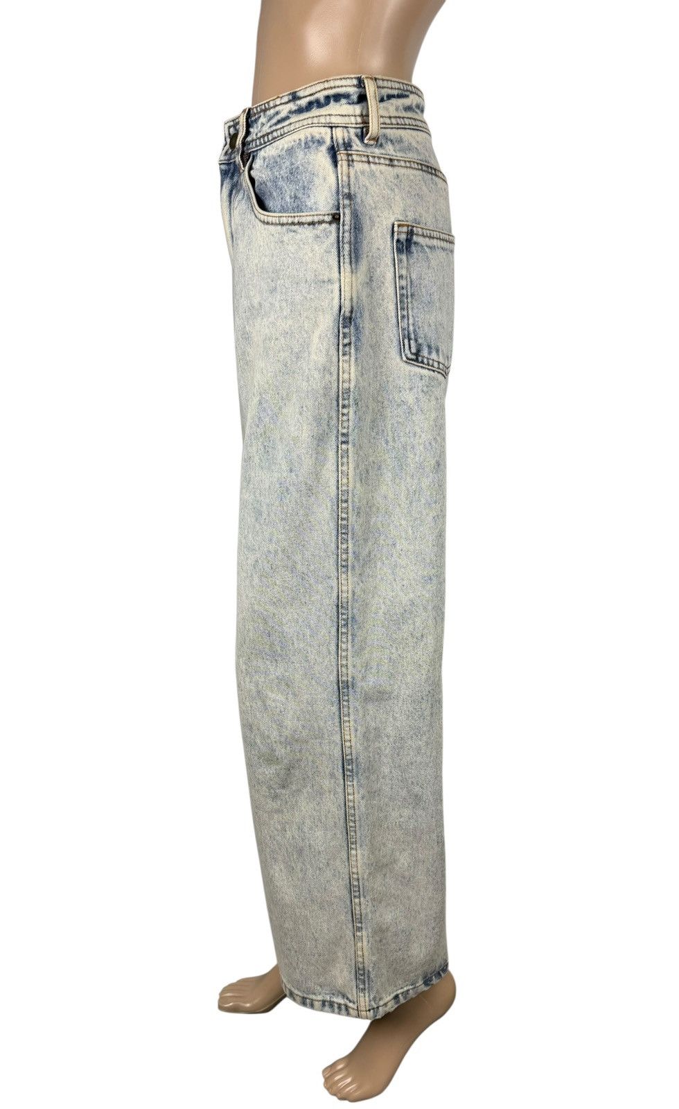 Sezane Sezane Denim Wide Leg Jeans Cotton size 36 Size 26" / US 2 / IT 38 - 3 Thumbnail
