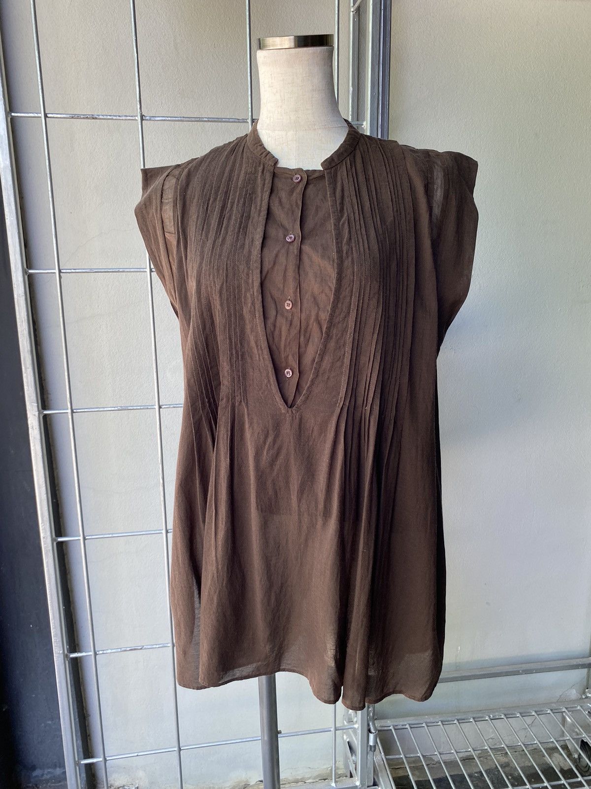 By Malene Birger Malene Birger brown blouse Size ONE SIZE - 8 Thumbnail