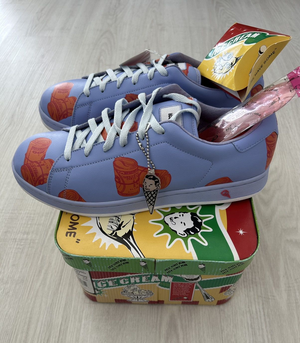 Billionaire Boys Club × Icecream × Reebok RARE OG REEBOK X BBC/ICE CREAM BOUTIQUE SNEAKER Size US 10 / EU 43 - 3 Thumbnail
