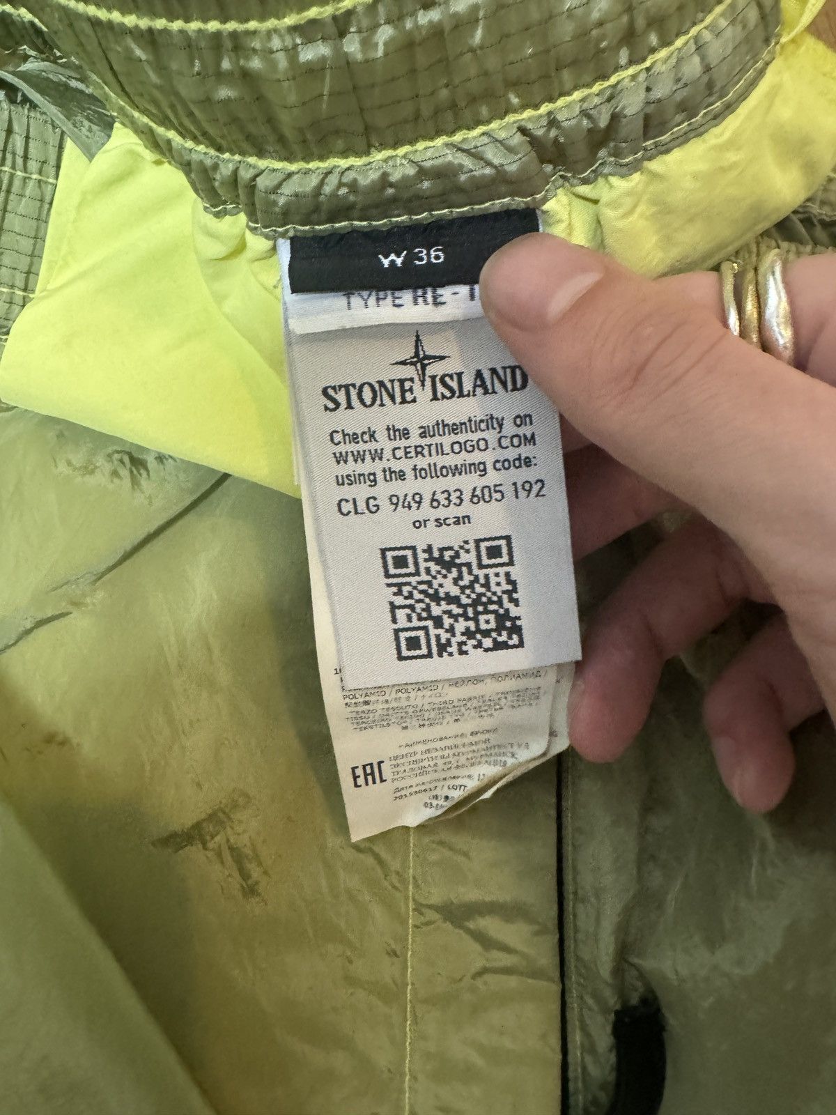 Stone Island Nylon Metal Cargo Pants W36 Size US 36 / EU 52 - 6 Thumbnail