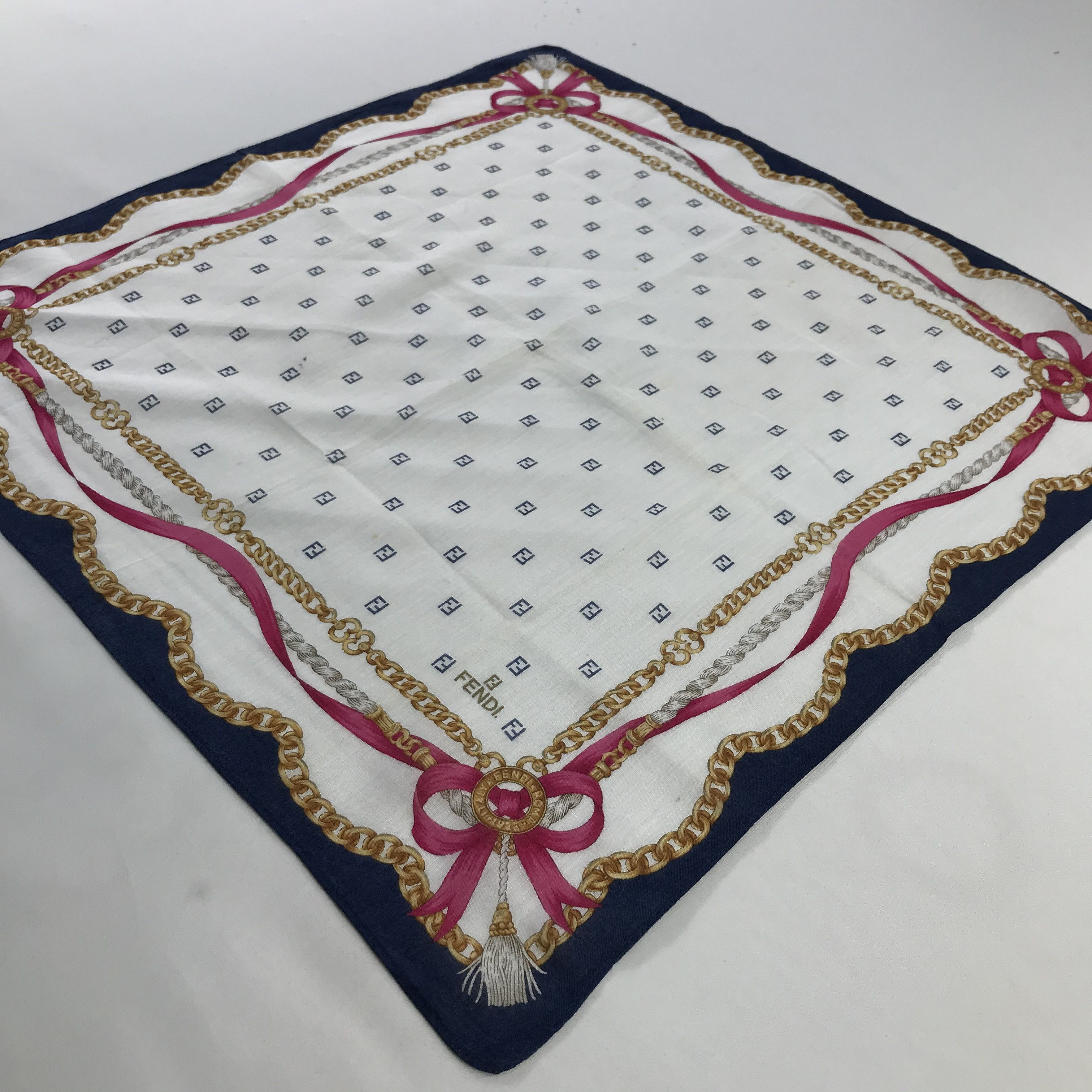 Vintage Vintage Fendi Bandana / Handkerchief / Neckerchief - S705 Size ONE SIZE - 2 Thumbnail