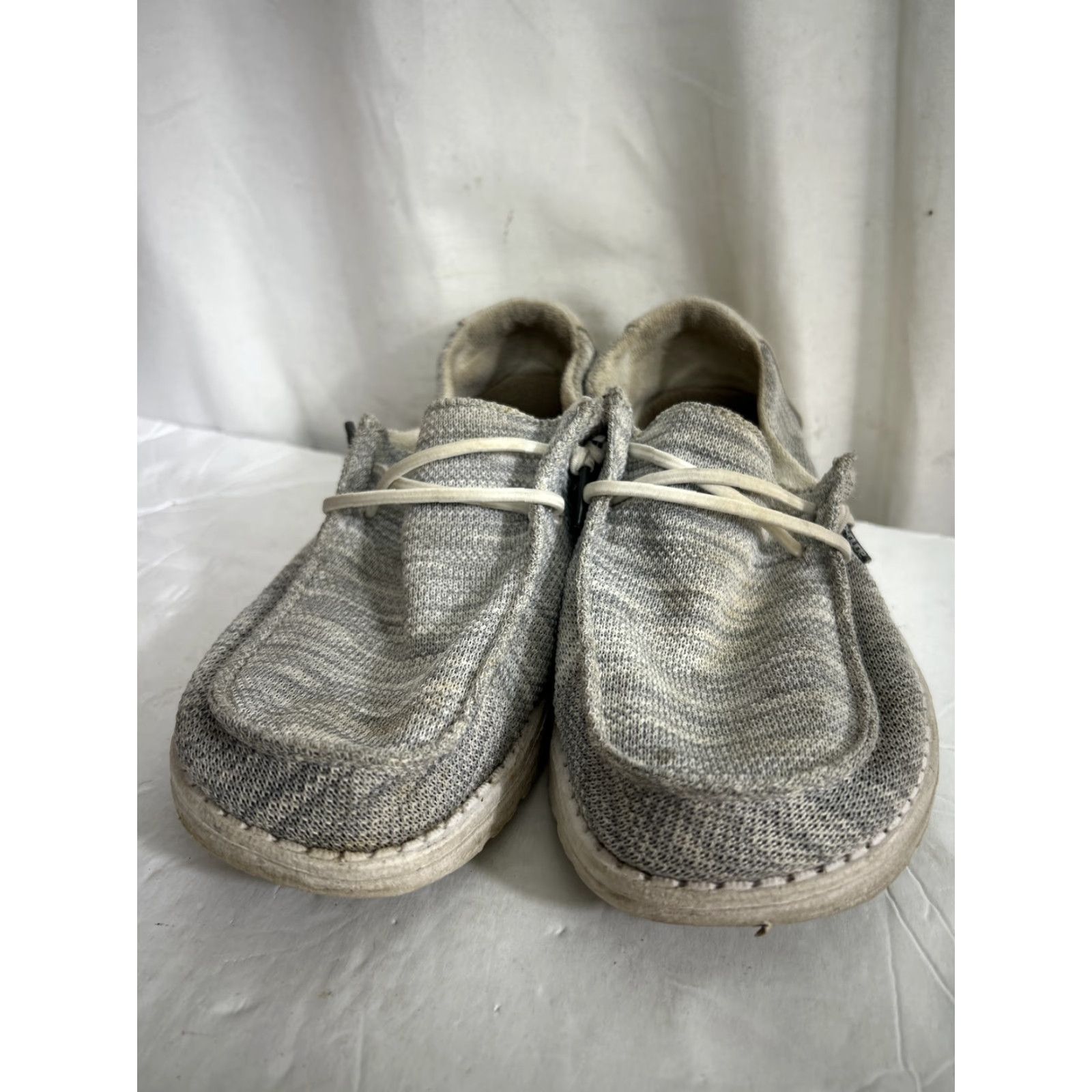 Vintage Hey Dude Wendy Sox Womens 8 Glacier Grey Slip-On Low Shoes Size ONE SIZE - 6 Thumbnail