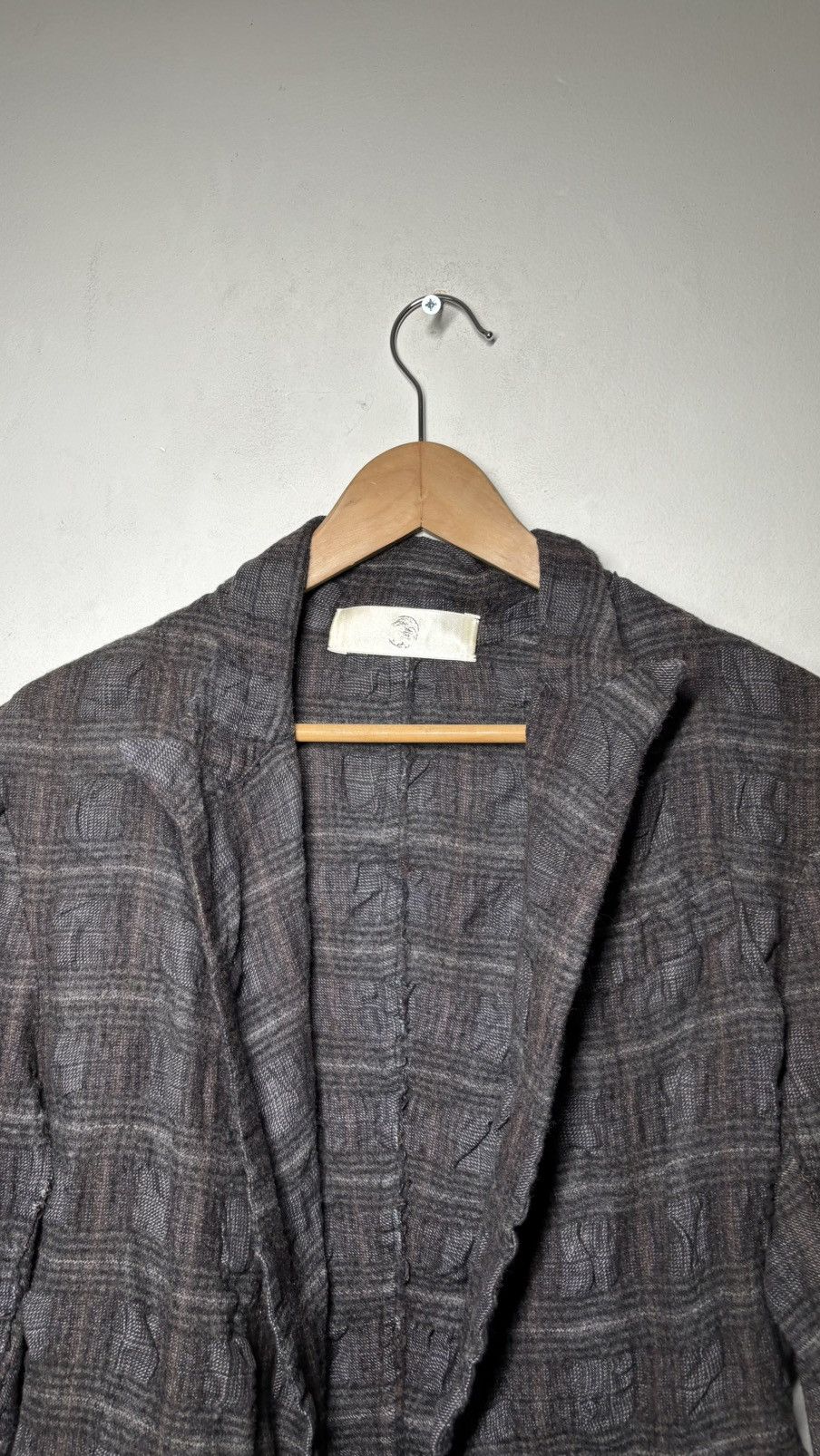 Marc Le Bihan Marc le Bihan vintage archive couture blazer checked wool s Size 46S - 4 Thumbnail