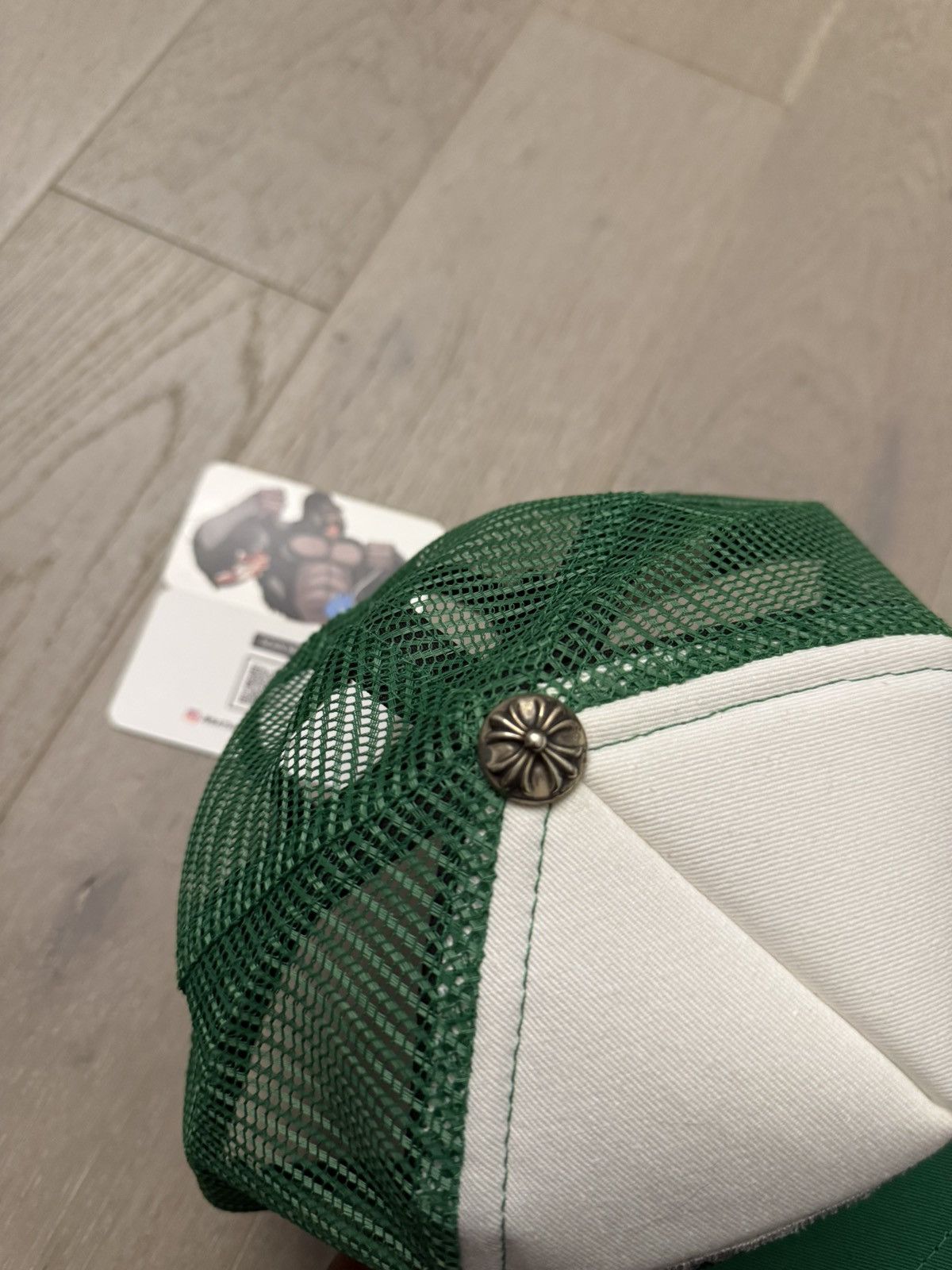Chrome Hearts Chrome Hearts CH Hollywood Trucker Hat Green Size ONE SIZE - 3 Thumbnail