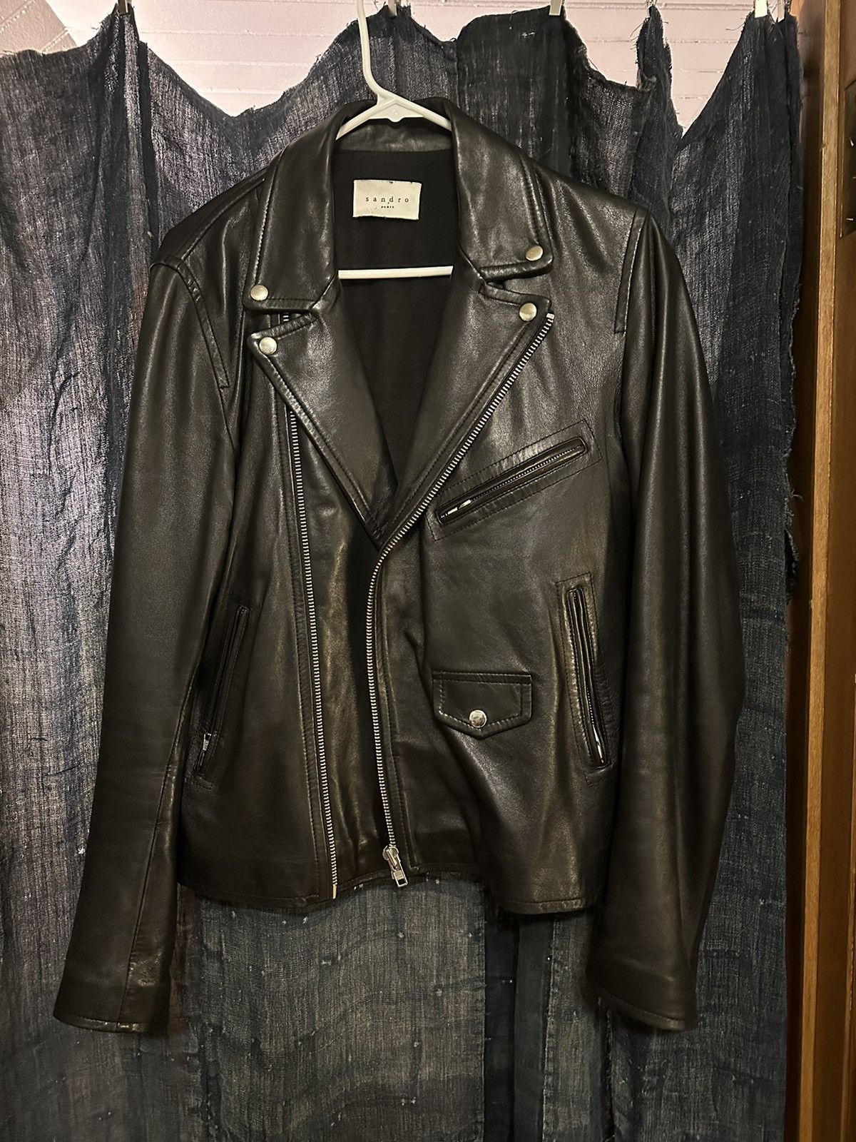 Sandro Leather Double Rider