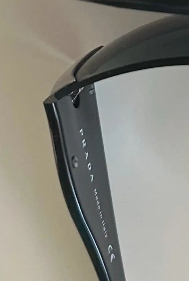 Prada PRADA Sunglasses 🇺🇸 TAX FREE Wrap Shield Flame Star Size ONE SIZE - 2 Thumbnail