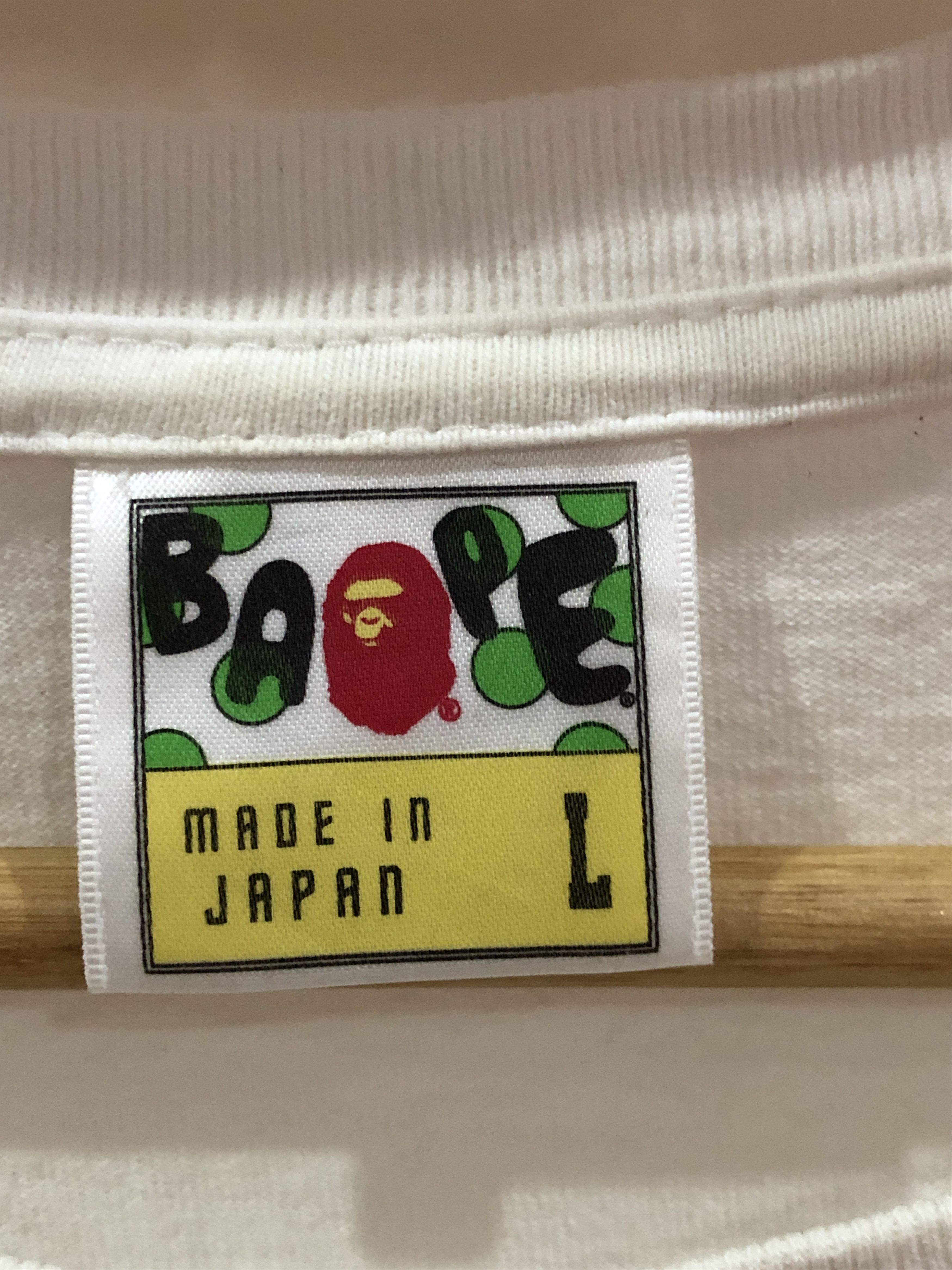 Bape A Bathing Ape Planet of the Apes GO APE Nigo T-Shirt Size US L / EU 52-54 / 3 - 4 Thumbnail