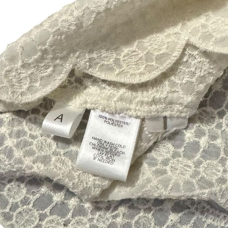 Other Ann Taylor Loft Ivory Floral Sheer Blouse XL Boho Chic Size XL / US 12-14 / IT 48-50 - 3 Thumbnail