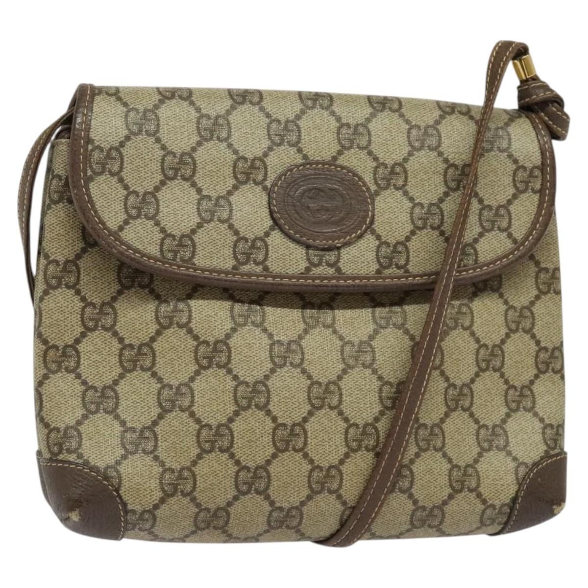 Gucci GUCCI GG Supreme Shoulder Bag Pvc Beige Gold Size ONE SIZE - 1 Thumbnail