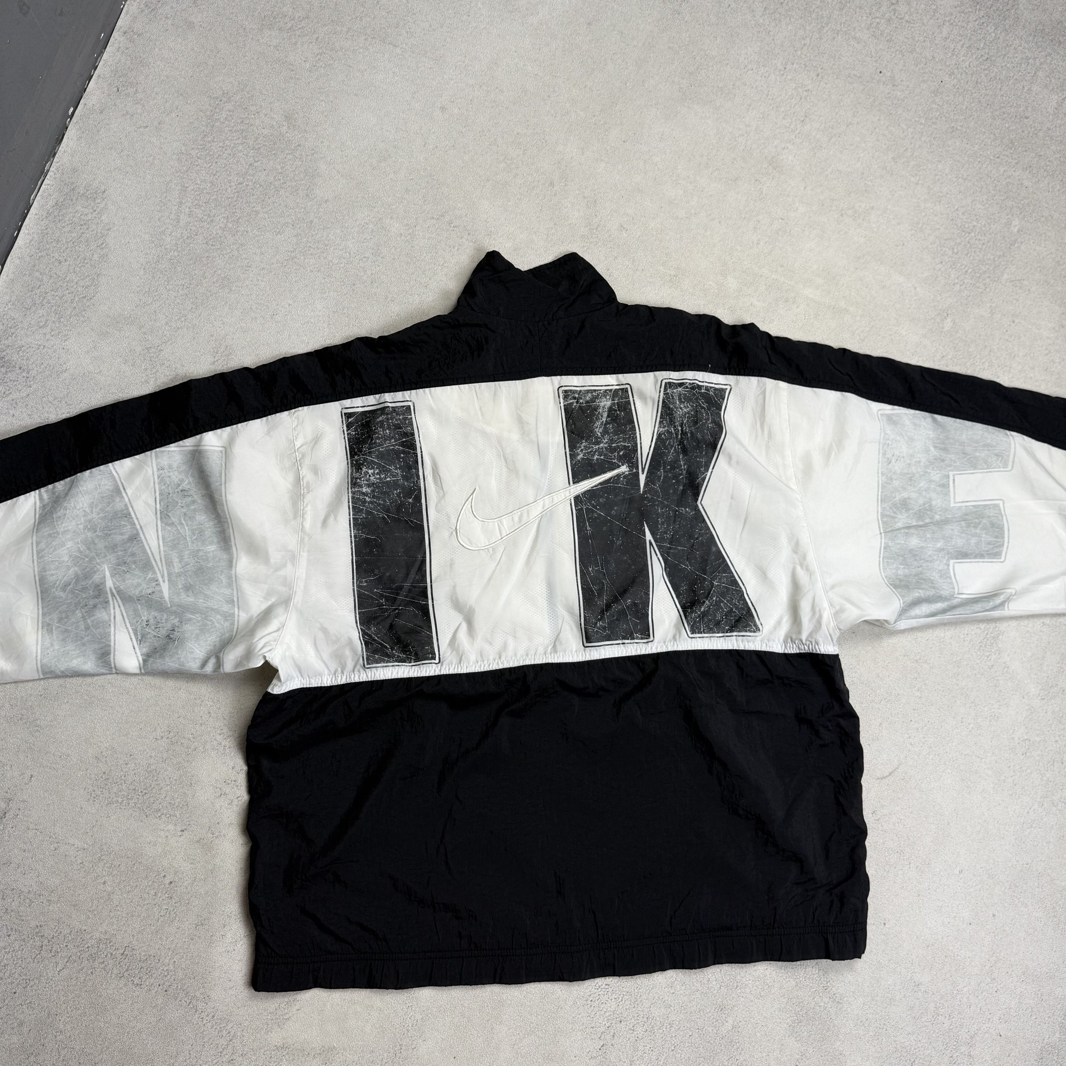Nike Vintage 90s Nike Big Logo Jacket Size US L / EU 52-54 / 3 - 2 Thumbnail