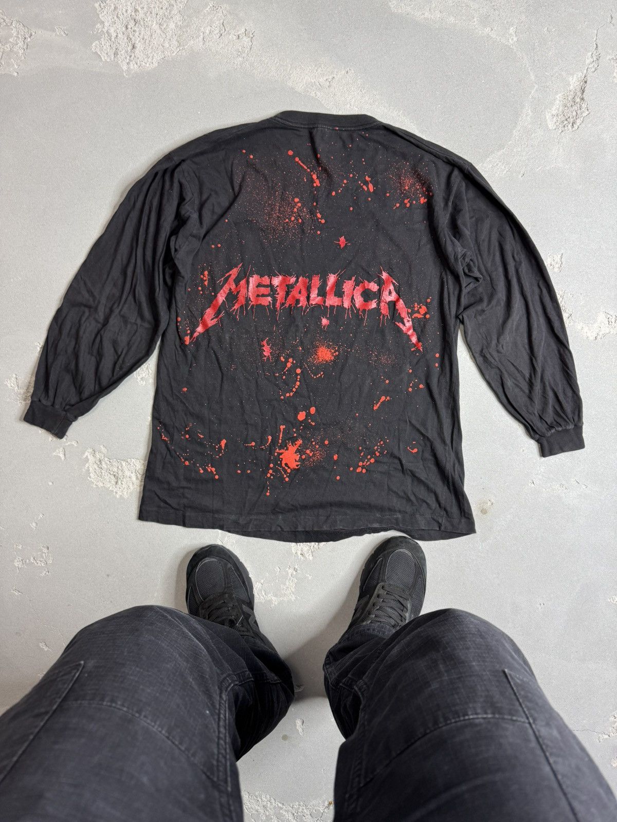 Band Tees × Metallica × Vintage Metallica All Over Print Long sleeve US Made Size US L / EU 52-54 / 3 - 2 Thumbnail