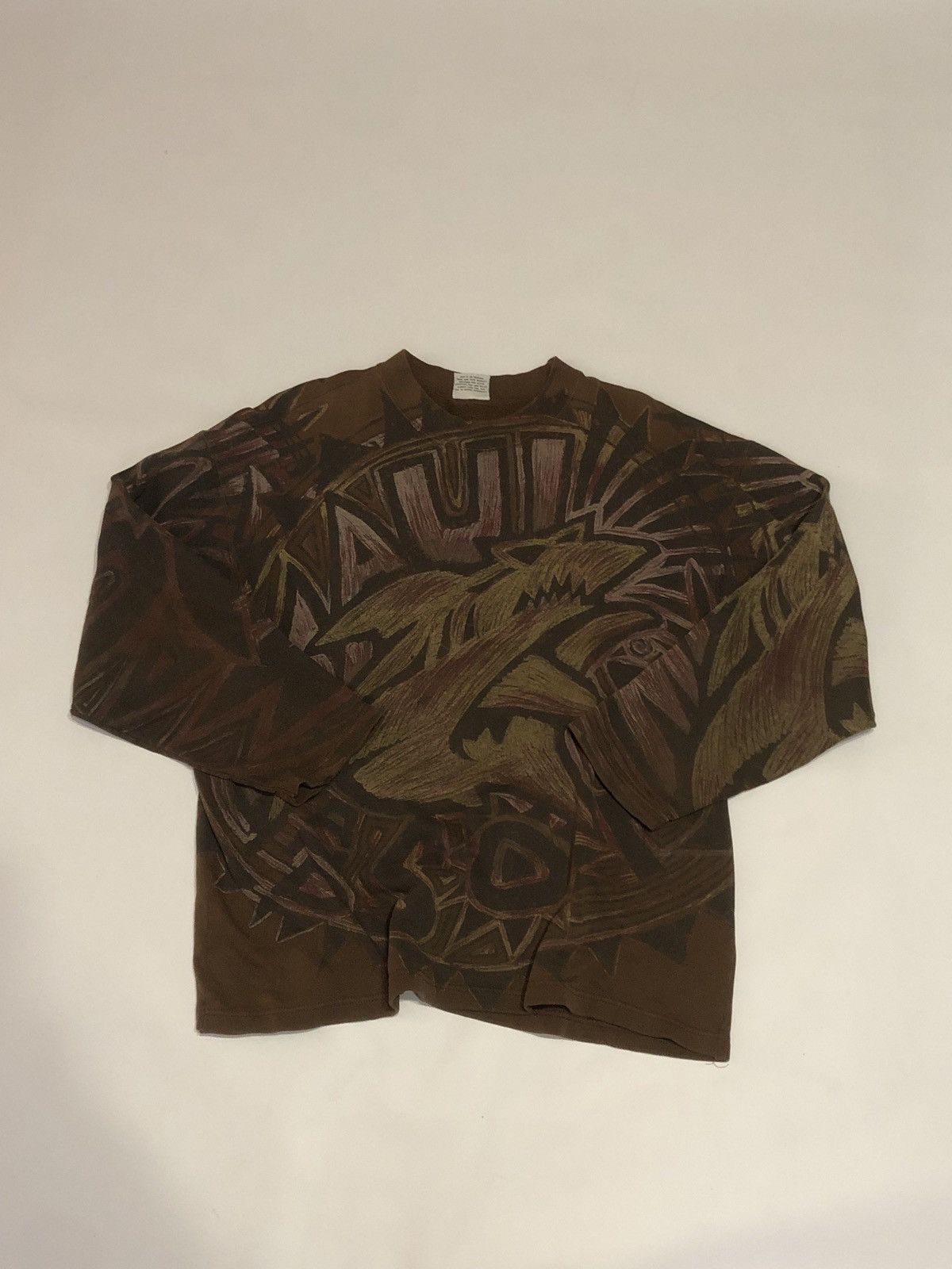 Maui and Sons Vintage Maui & Sons U.S.A Vintage sweatshirt Shark Size US M / EU 48-50 / 2 - 2 Thumbnail