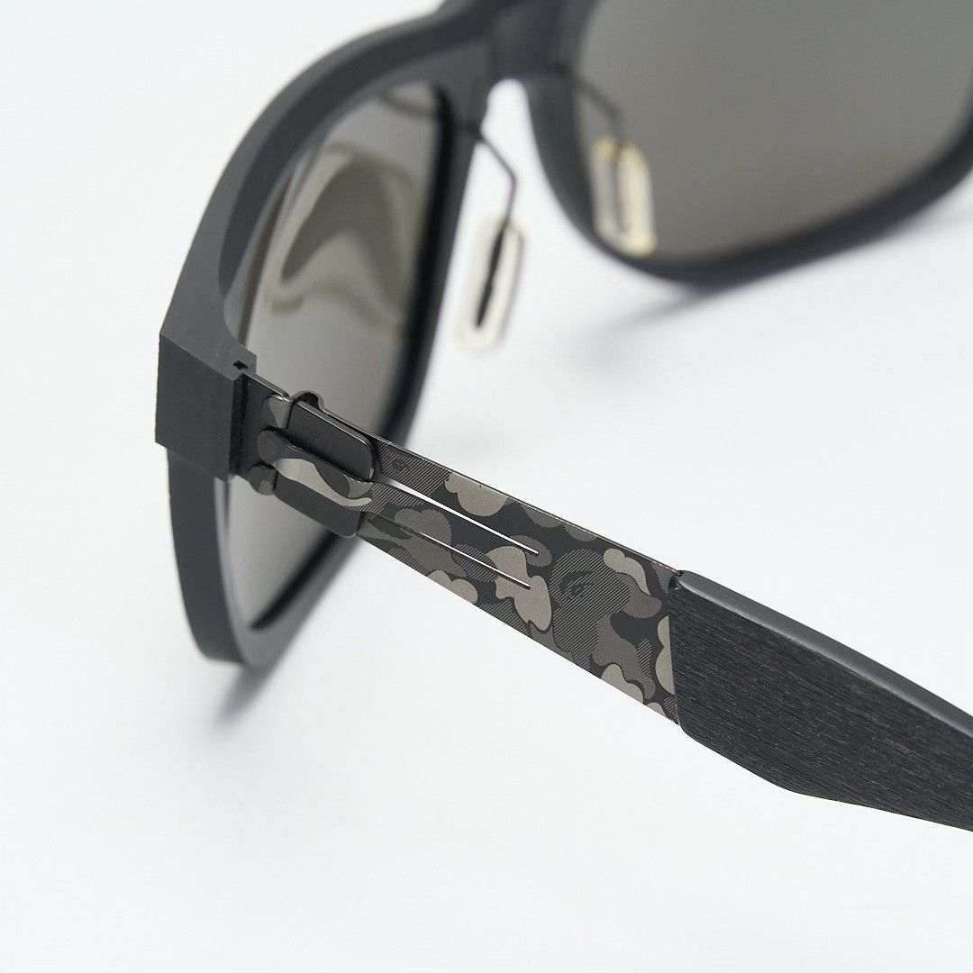 Bape Bape IC Co-Limited Men's Wooden Sunglasses Size ONE SIZE - 7 Thumbnail